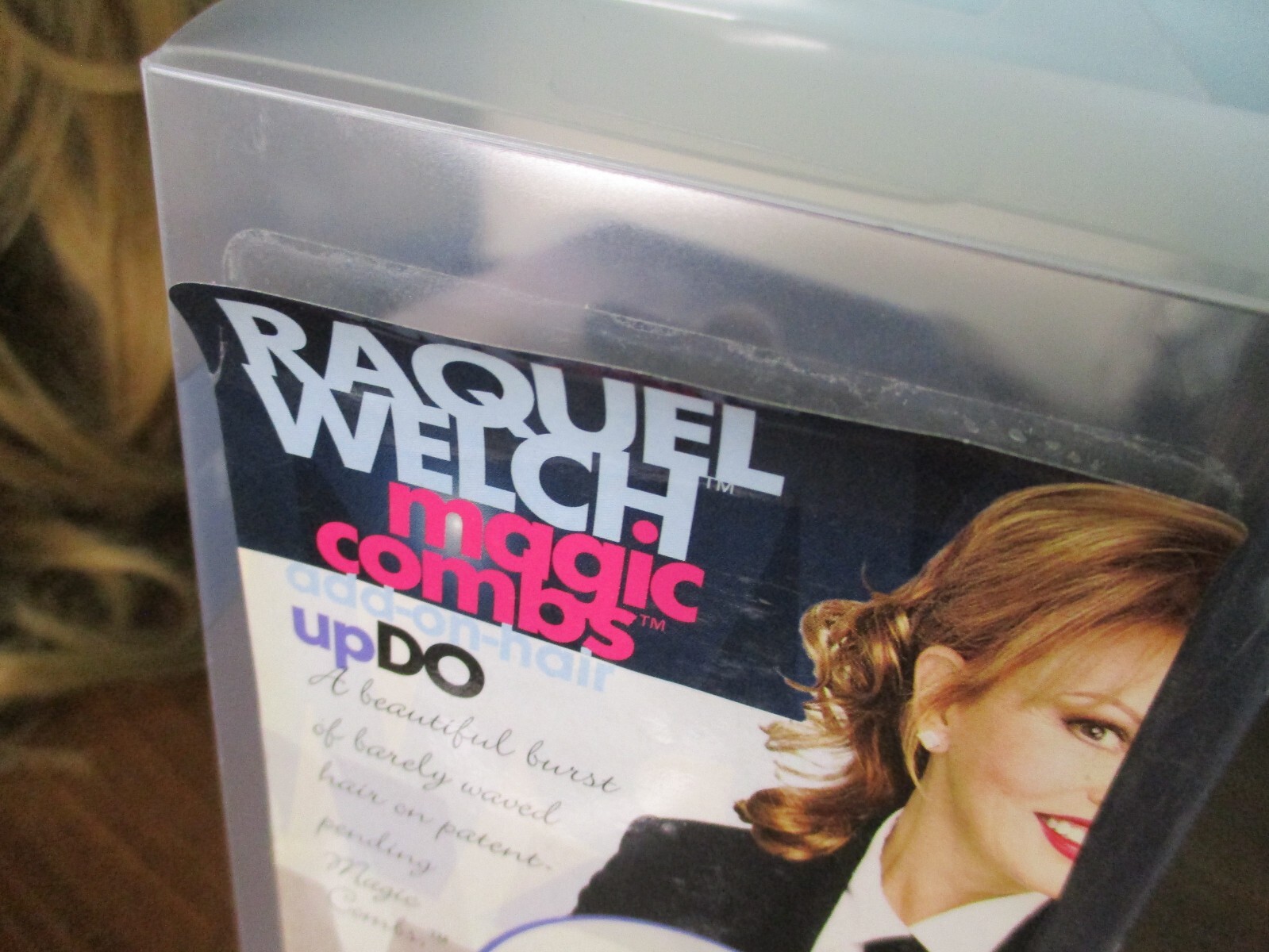 4″ dark brown mix two large comb topper WIGLET by RAQUEL WELCH / HAIR-U-WEAR