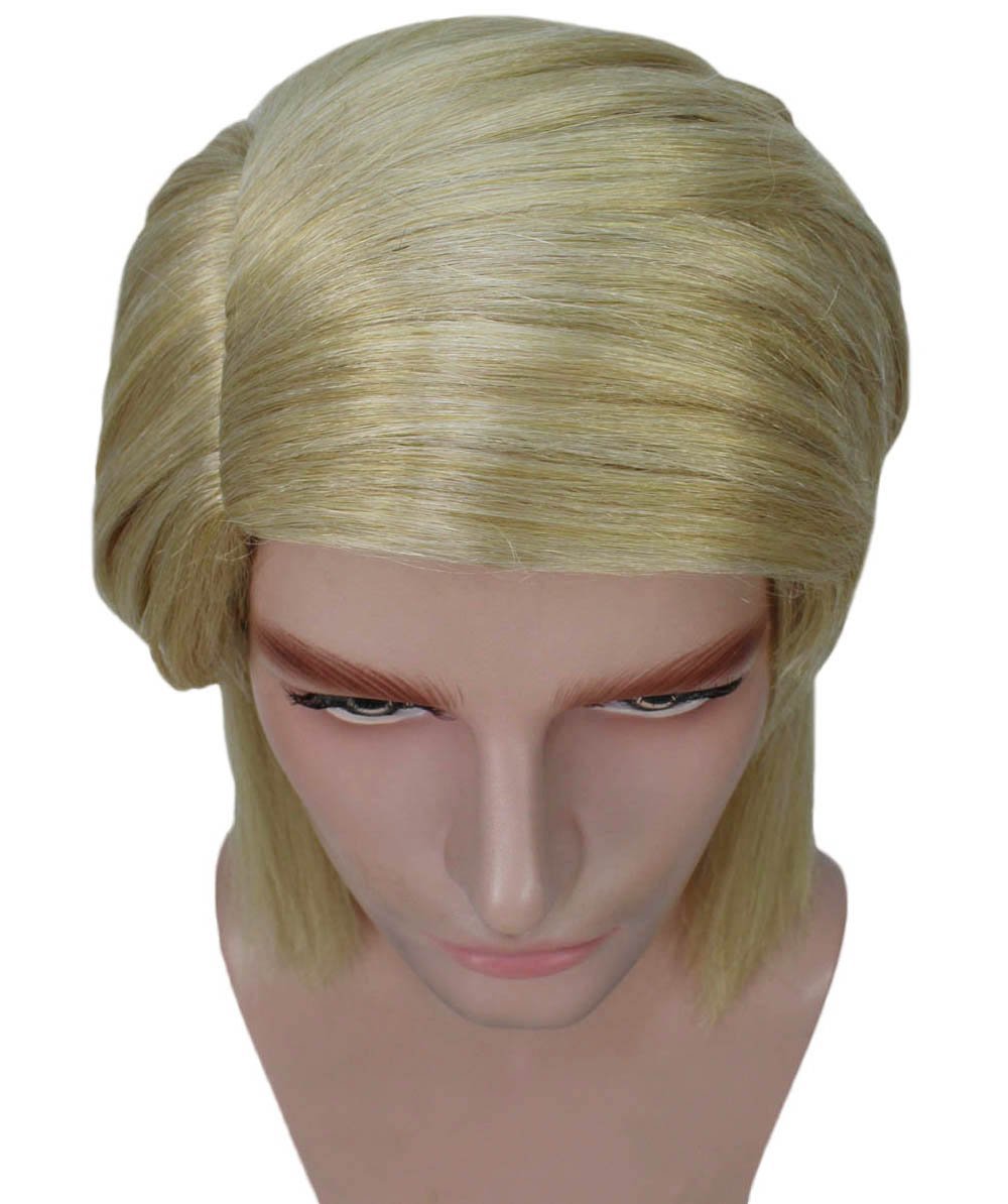 Adventure Gaming Wig, Blonde Video Game Wigs, Premium Breathable Capless Cap