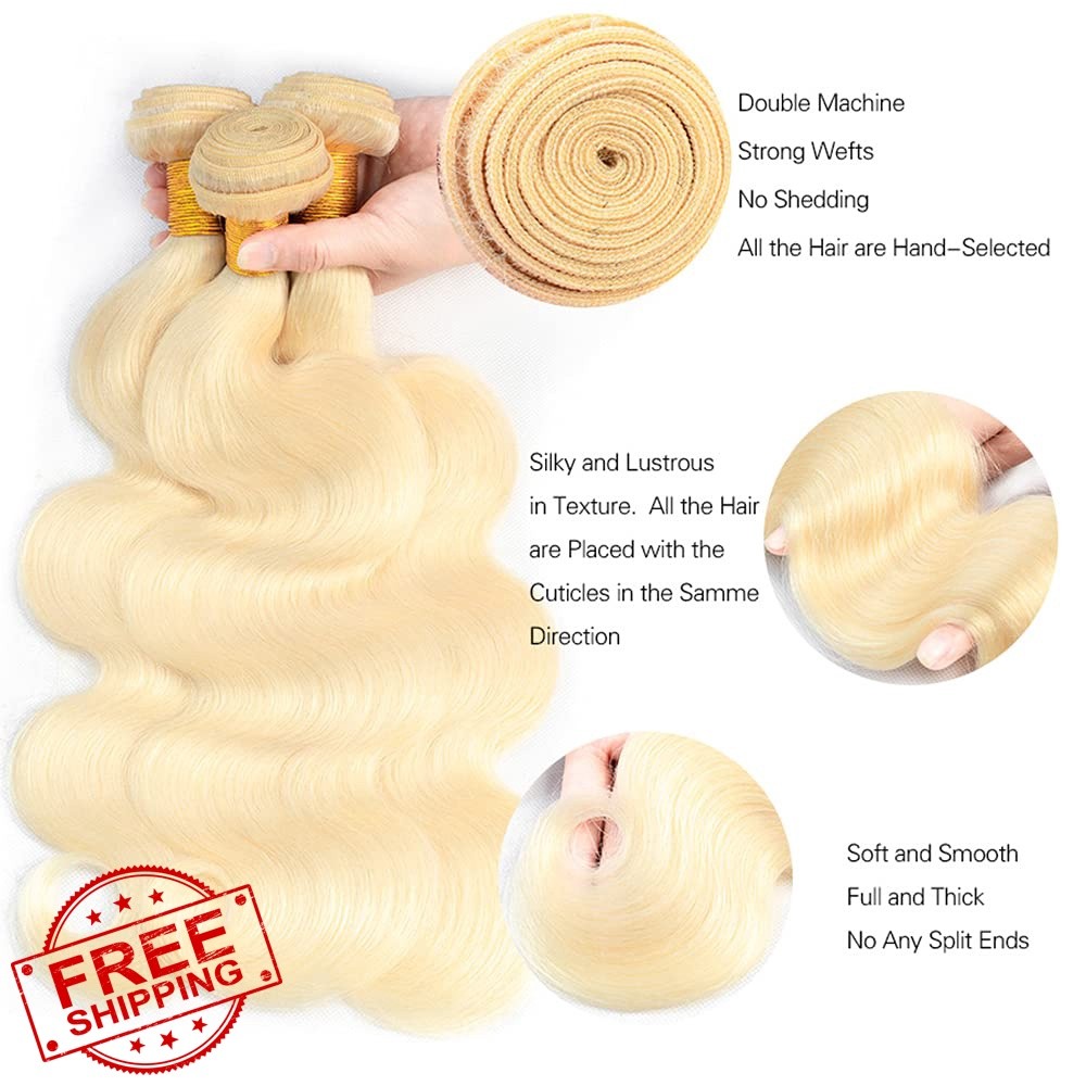 FuivJuix #613 Blonde 18 20 22 Inch Body Wave