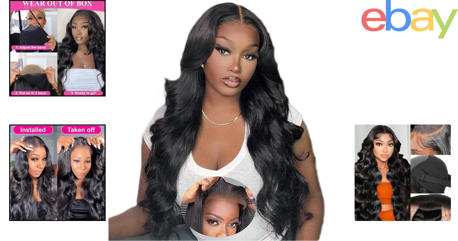 Pre Plucked Body Wave Wig 24 Inch, Ideal for Casual and Formal Events