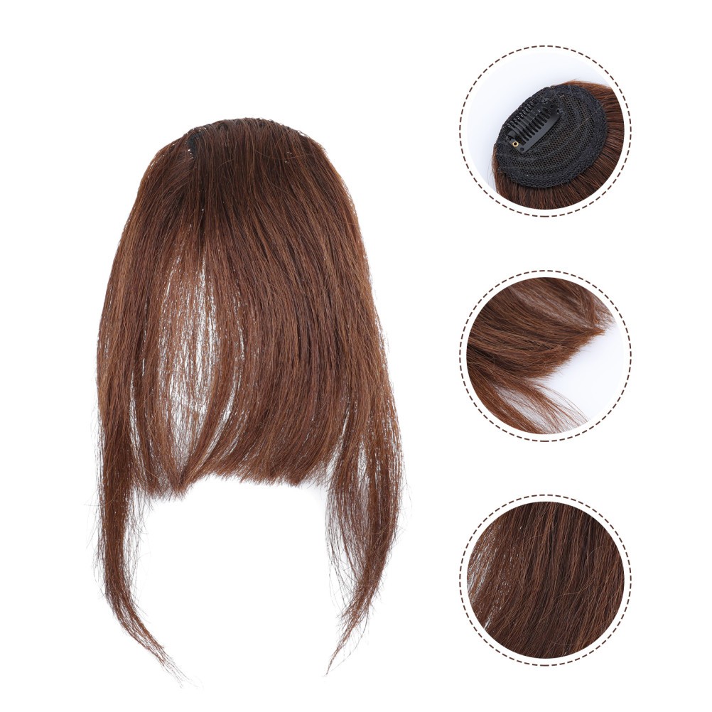 1pc Fake Bang High Temperature Wire Wig Patch Bang Hair Clip Women