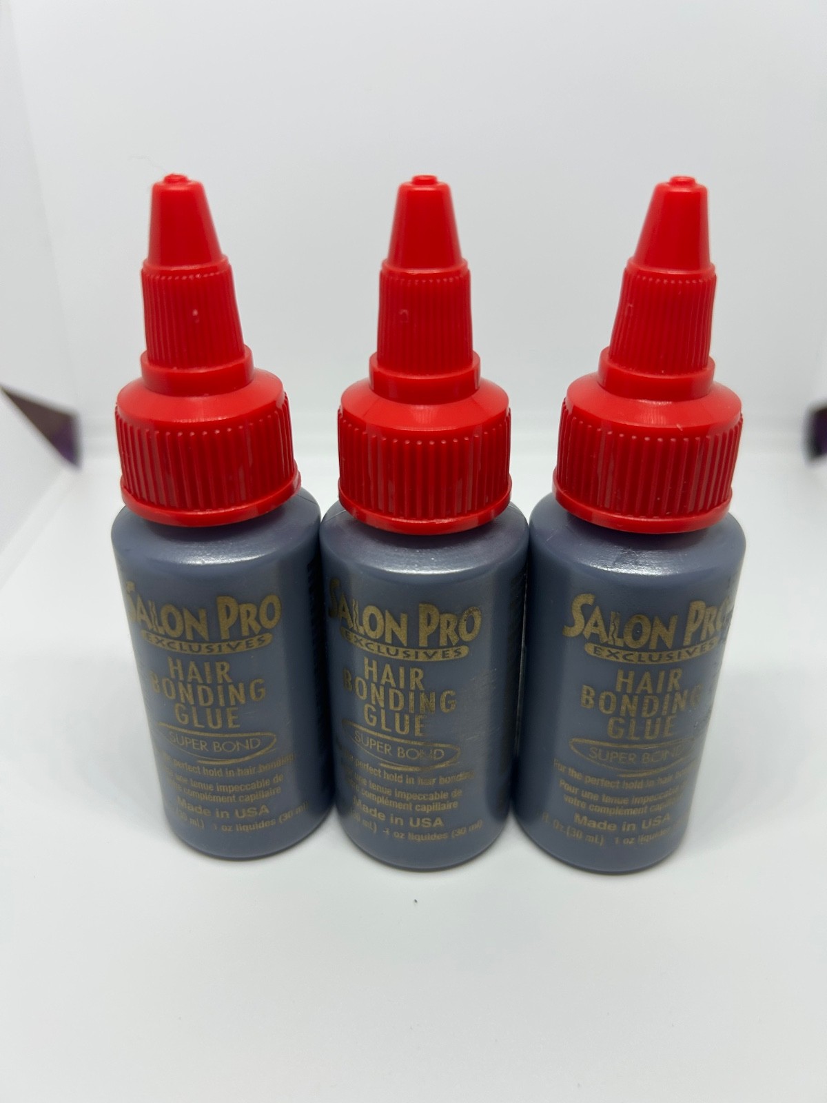 SALONPRO HAIR BONDING GLUE 1fl oz – PACK OF 3