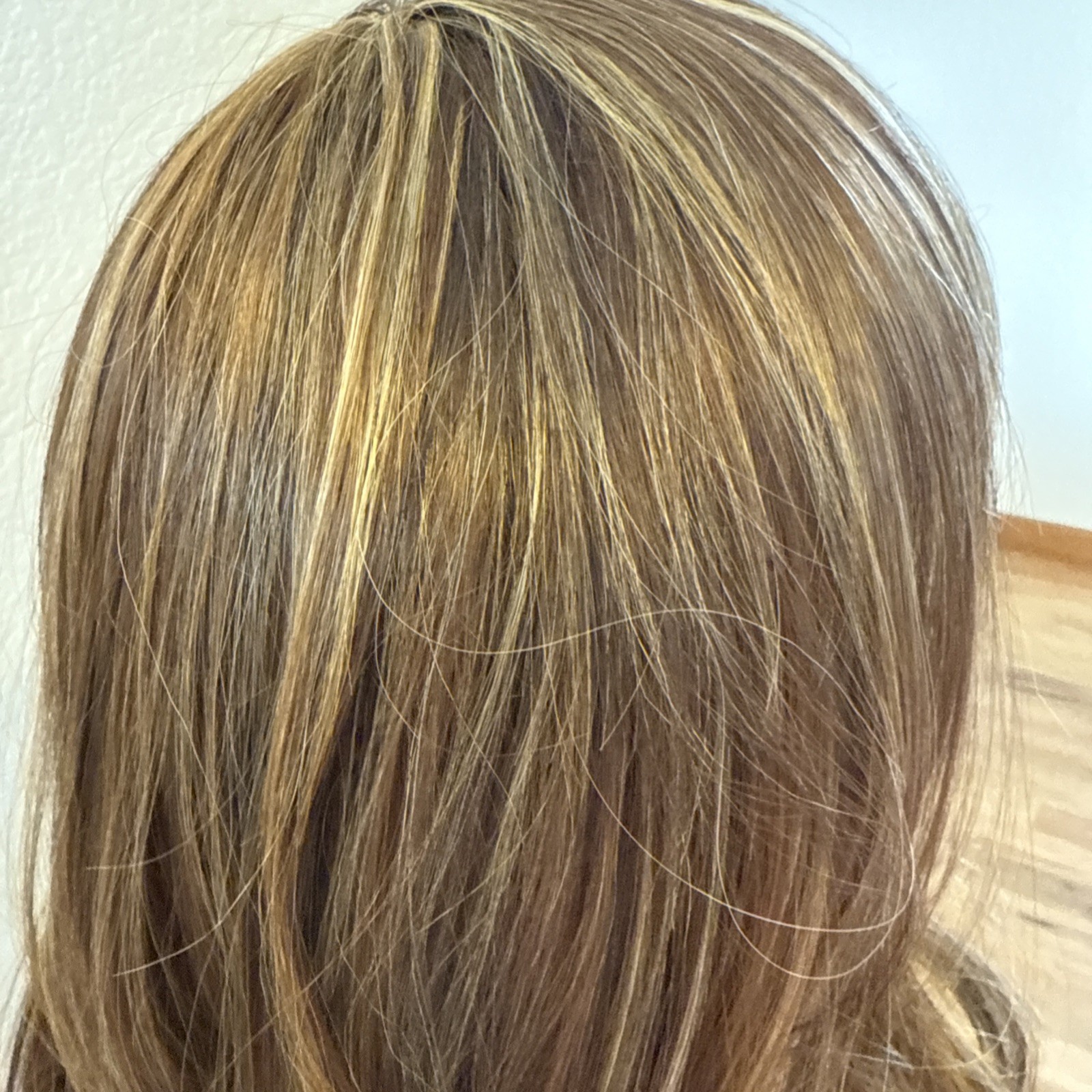 HR Synthetic Wig | 25” Two Tone Reddish Brown With Blonde Highlights 134