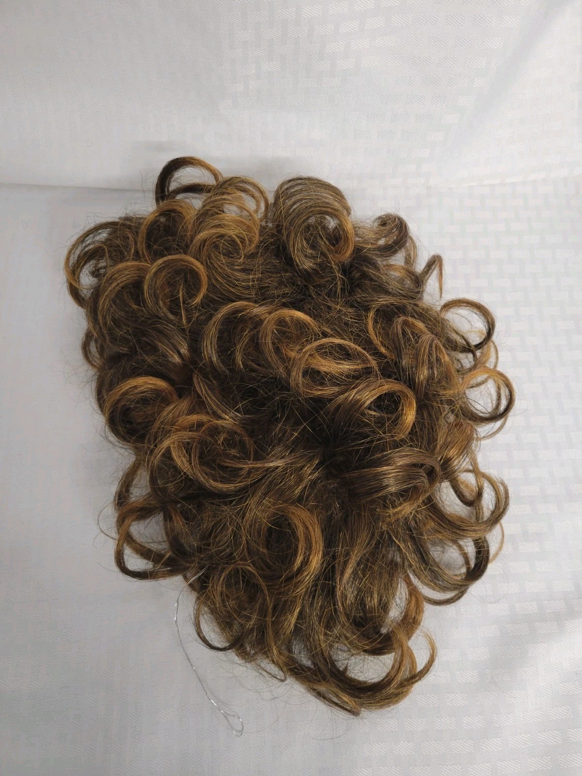 💕Big Curly Wavy Layered Short Wig Mixed Blonde Retro Party Daily 1990s WESTBAY