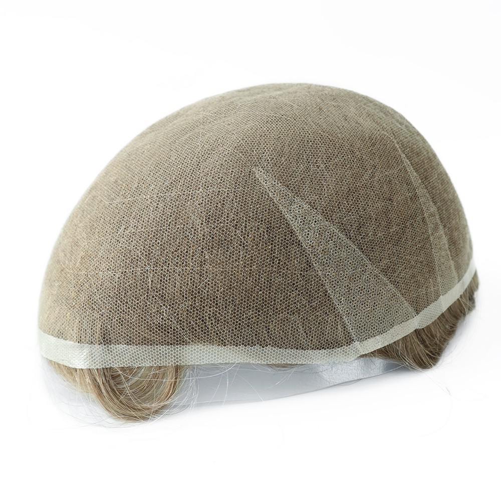 Swiss Lace Toupee For Men Human Hair Replecement System Natural Hairpieces