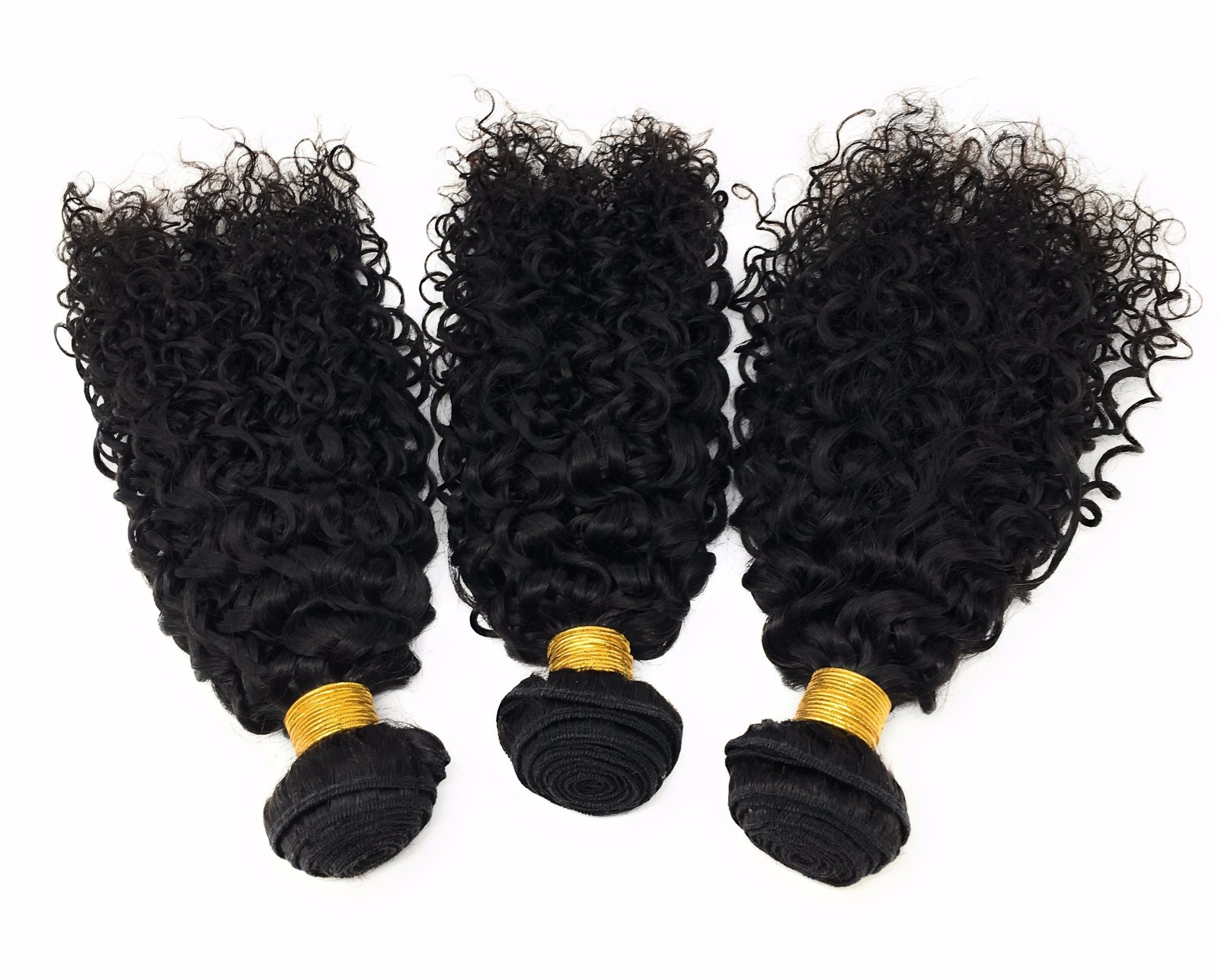 Unprocessed Remy Virgin Human Hair Bundles 100g/bundle Jerry Curl Natural Color