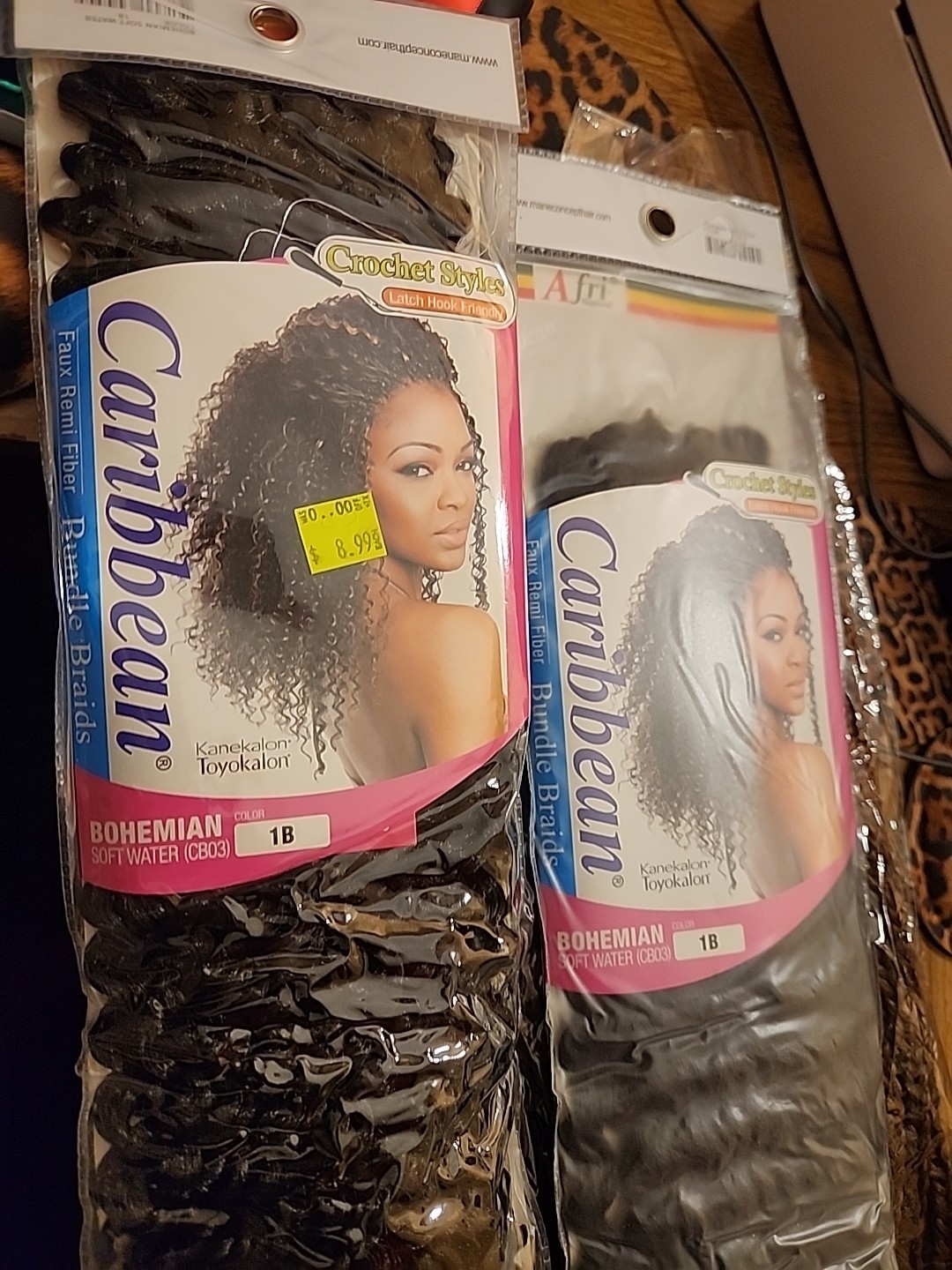 6 Packs Braiding And Crochet Hair Synthetic Multi Packs Color 1B and 30