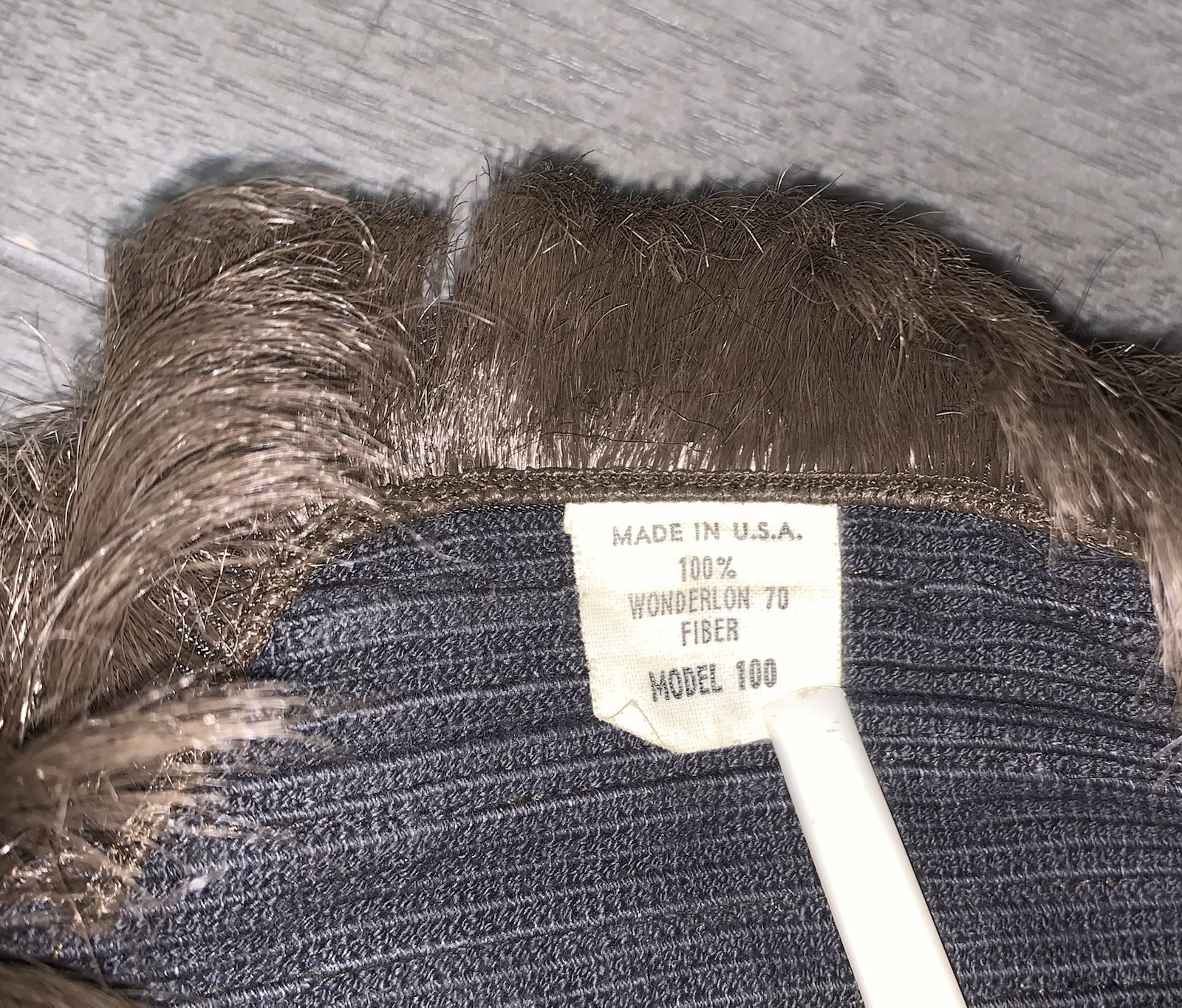 B9 VTG 70s WONDERLON 70 USA WIG HAIR PIECE LIGHT BROWN SHORT LAYERED BANGS ML100