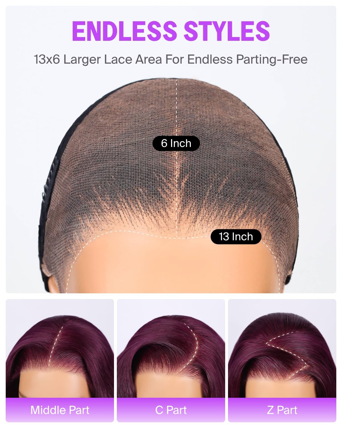 Megalook Hair 13X6 Lace Front Body Wave Wig Human Hair Glueless Wigs Human Hair