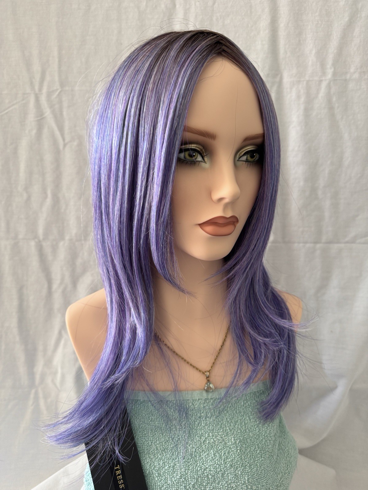 BELLE TRESS DOLCE & DOLCE WIG STARDUST WIG BNWT STUNNING VIOLET PURPLE/BLUE