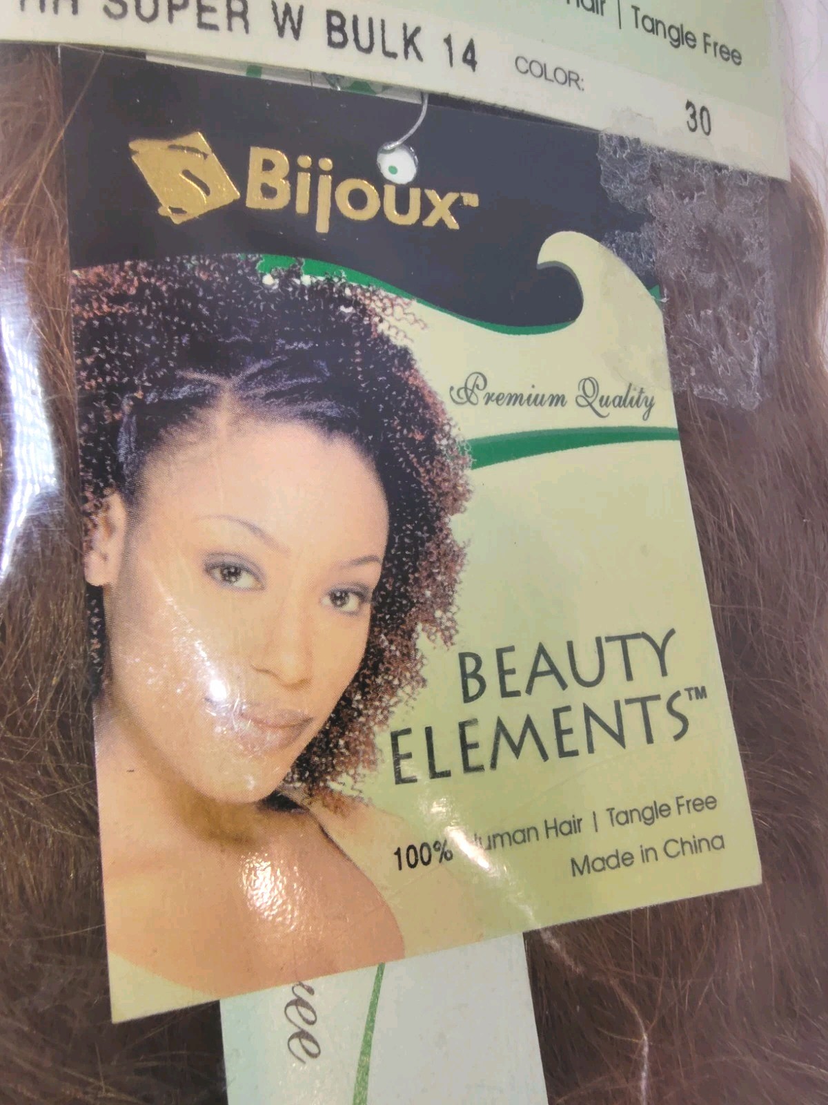 Bijoux 100% Human Hair Tangle Free HH Super W Bulk 14 Color 30 New