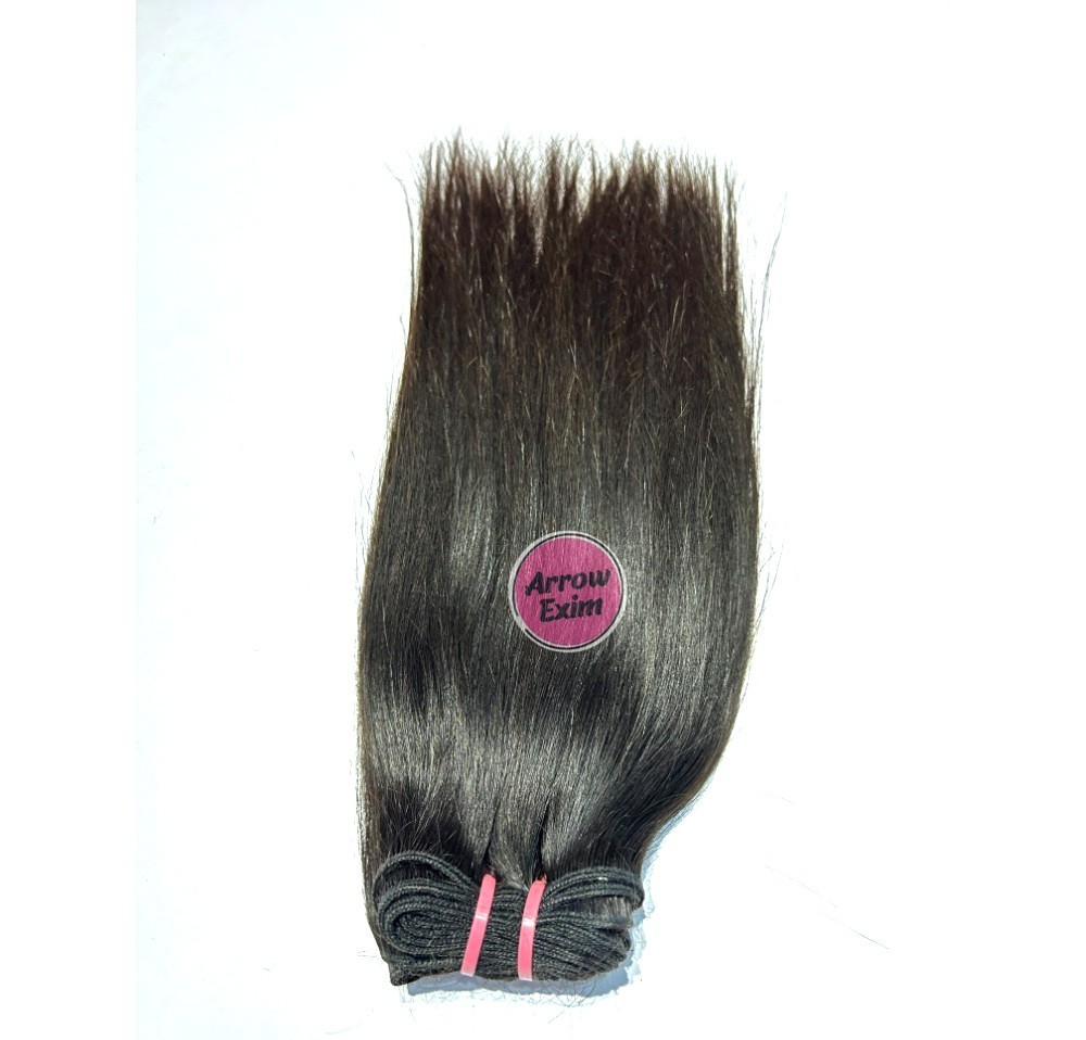 Single Donor Natural Color Cuticle Aligned Straight Human Hair Bundle Extensions
