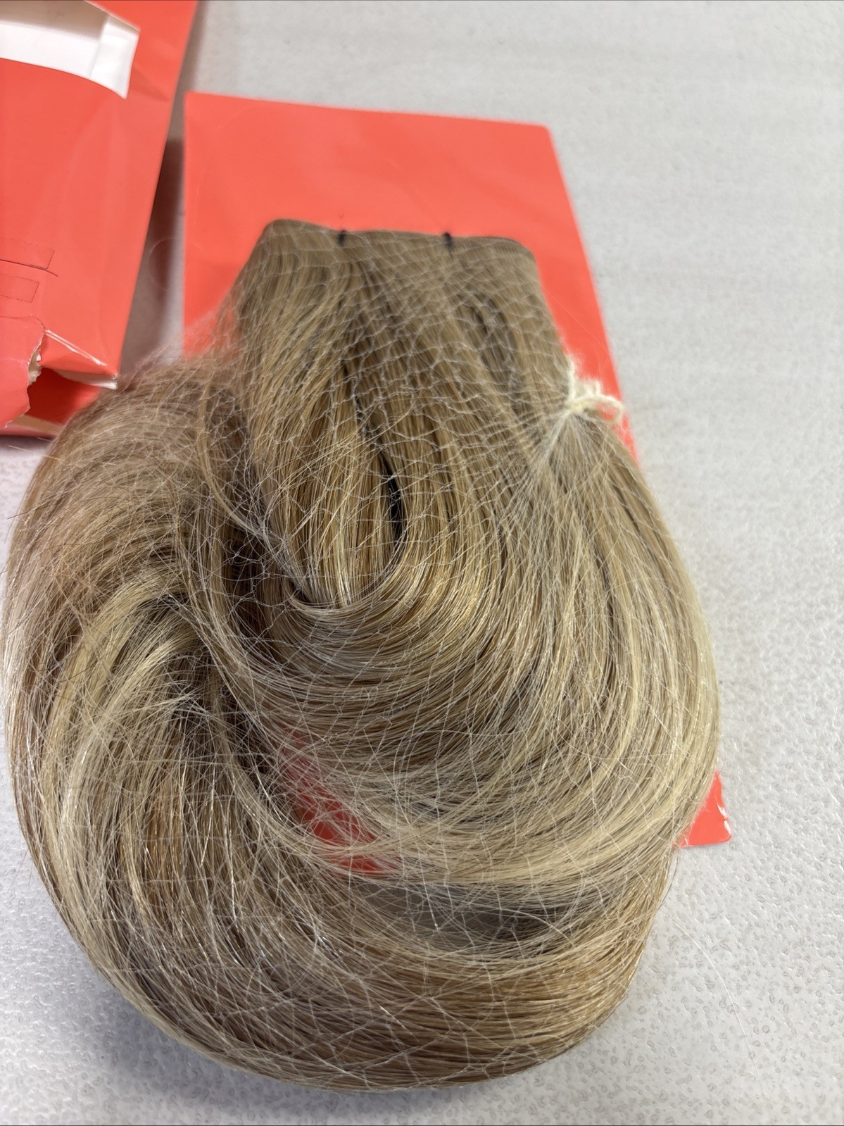 Premium Reverse Weft Extensions 18in /light Blonde Blend / Pro Straight /70grams
