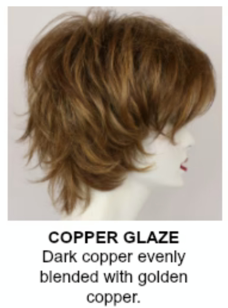 Godiva’s Secret Wigs “Trixie Wig” Copper Glaze Rooted