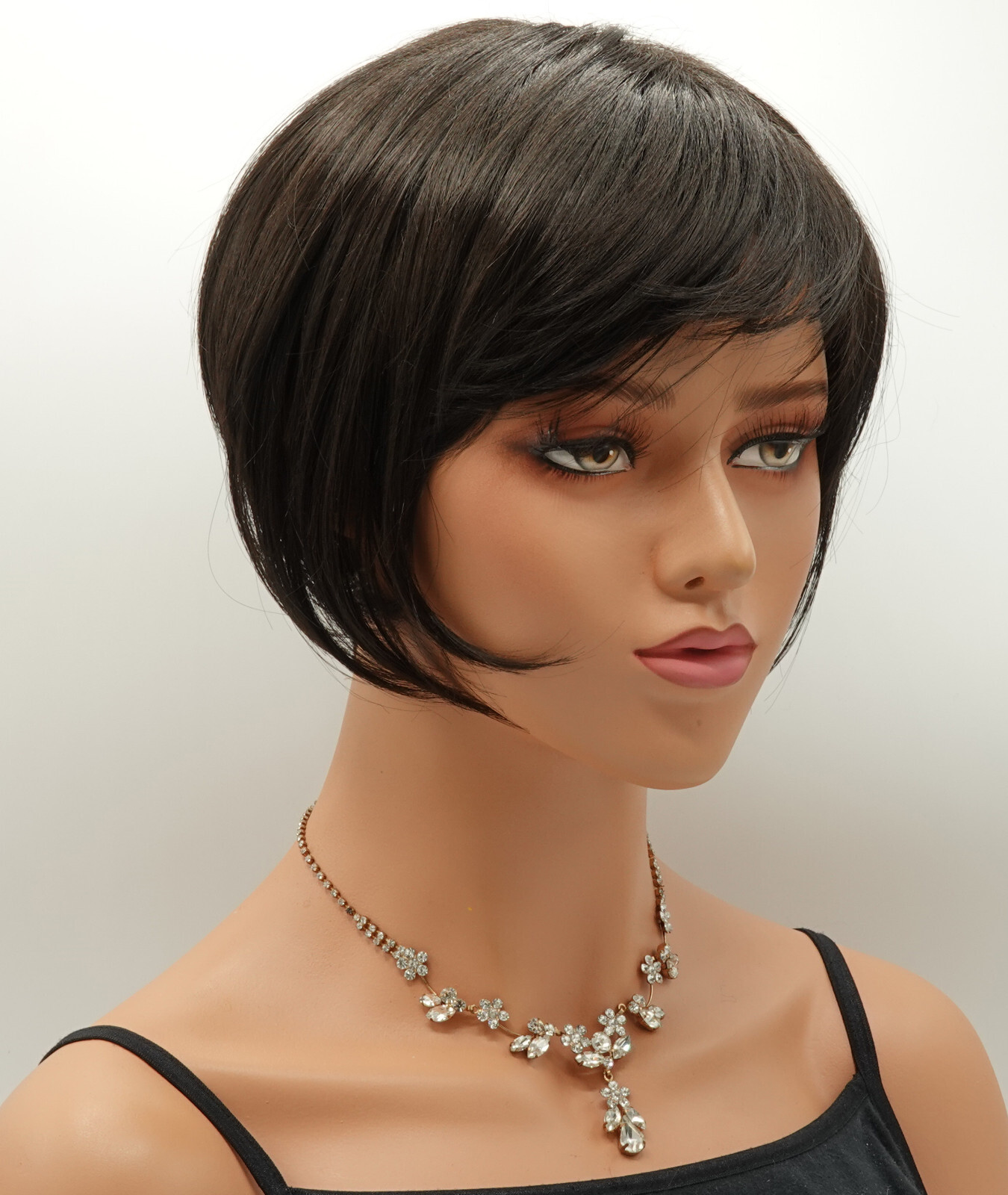 LAYERED BOB Wig by HAIRDO, R4 Midnight Brown/Dark Brown, HeatFriendly