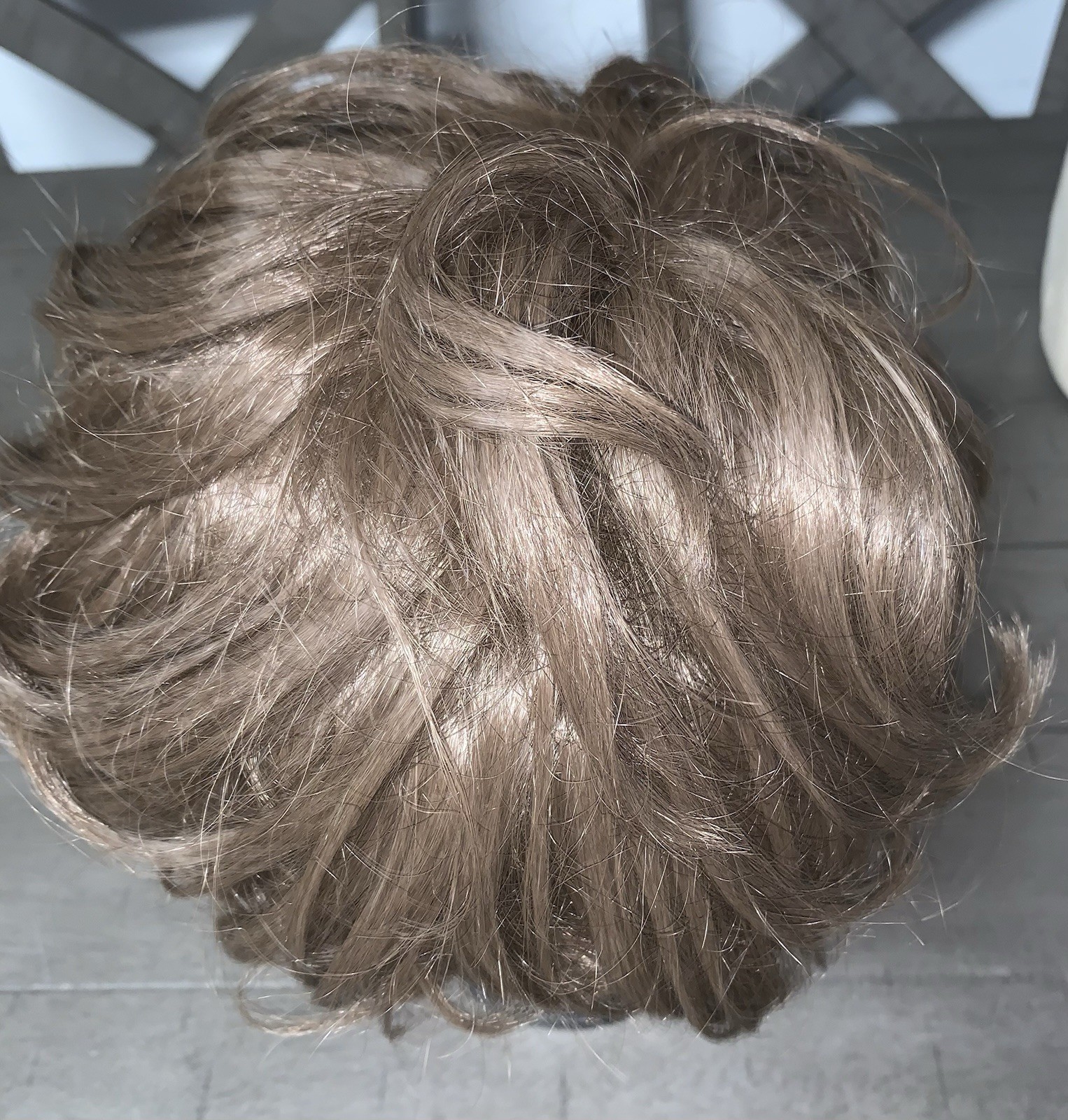 B9 VTG 70s WONDERLON 70 USA WIG HAIR PIECE LIGHT BROWN SHORT LAYERED BANGS ML100