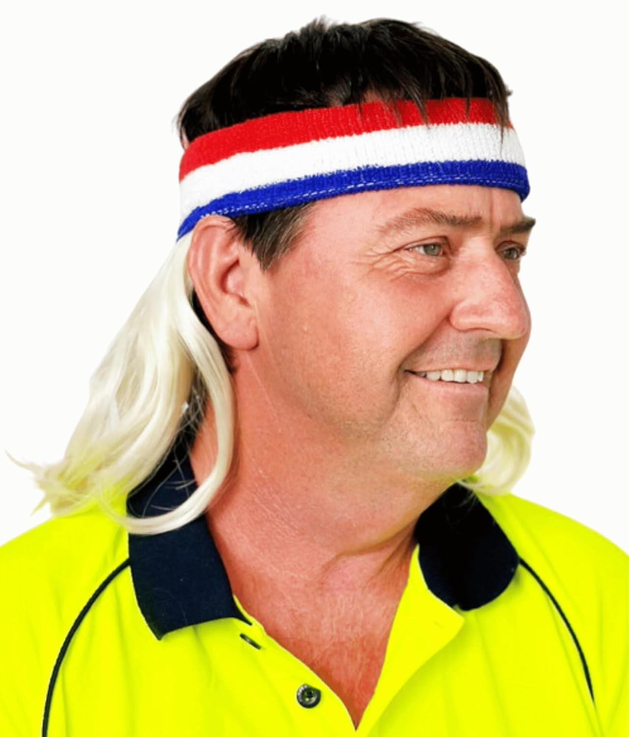 Retro Wavy Mullet Headband Wig for Theme Parties – Instant Fun Accessory