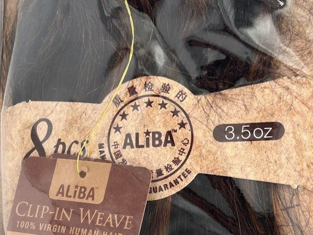 Aliba Clip In Weave 100% Virgin Human Hair Color PFR1B/30 18″ BN SEALED
