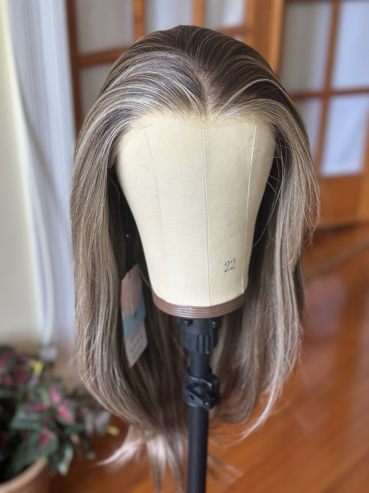 Jbextensions KEL PRO Hazelnut Blonde Highlight Shade 13×6 Snowflake 22 inches