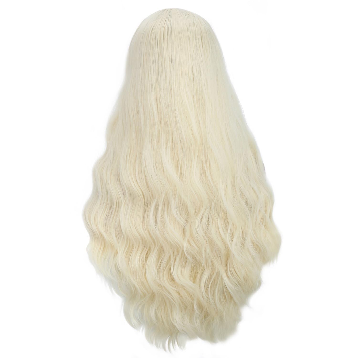 Blonde Wig Long Curly Wig Long Light Blonde Wavy Wigs for Women Daily Party o…