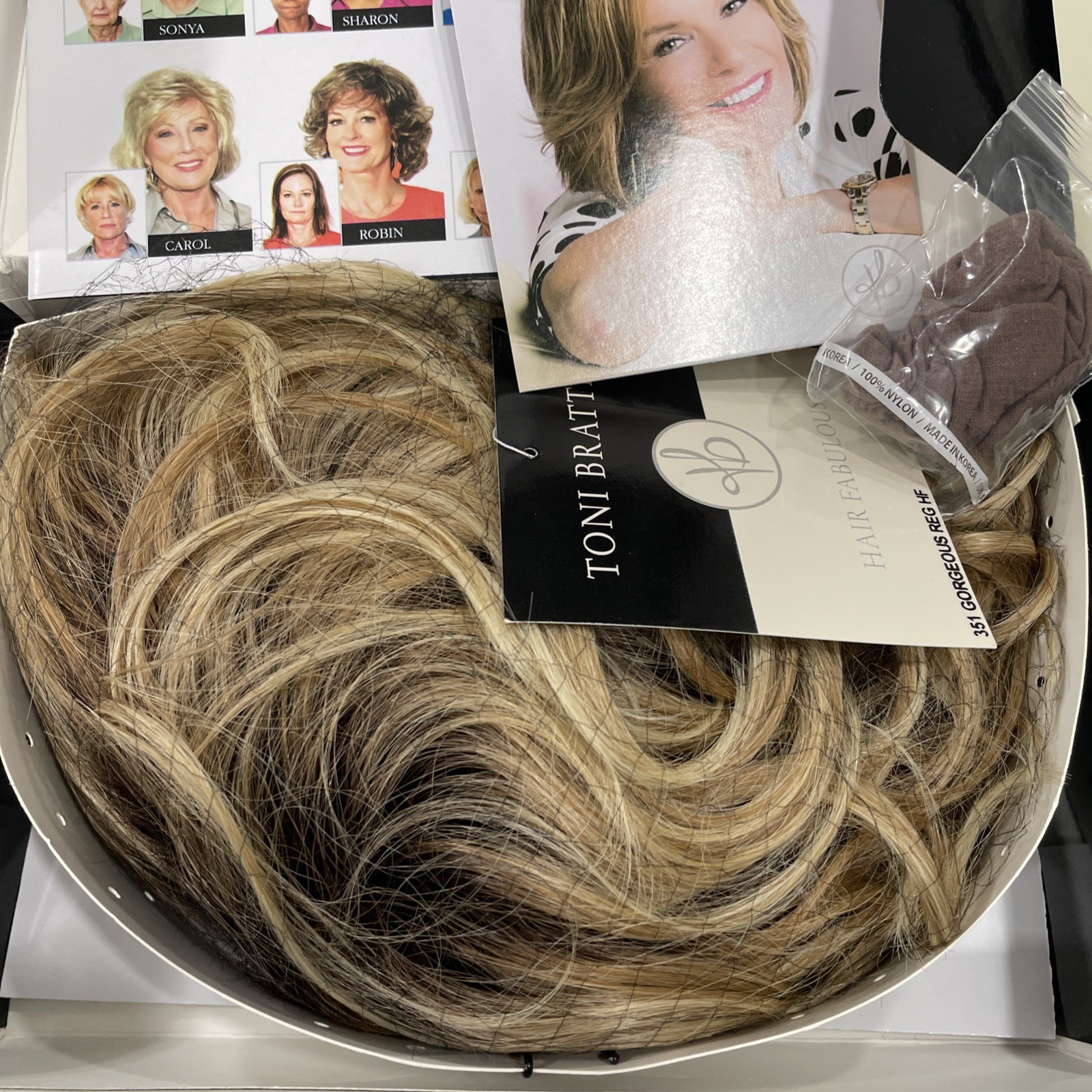 Toni Brattin 351 Gorgeous Regular HF Medium Blonde Wig New