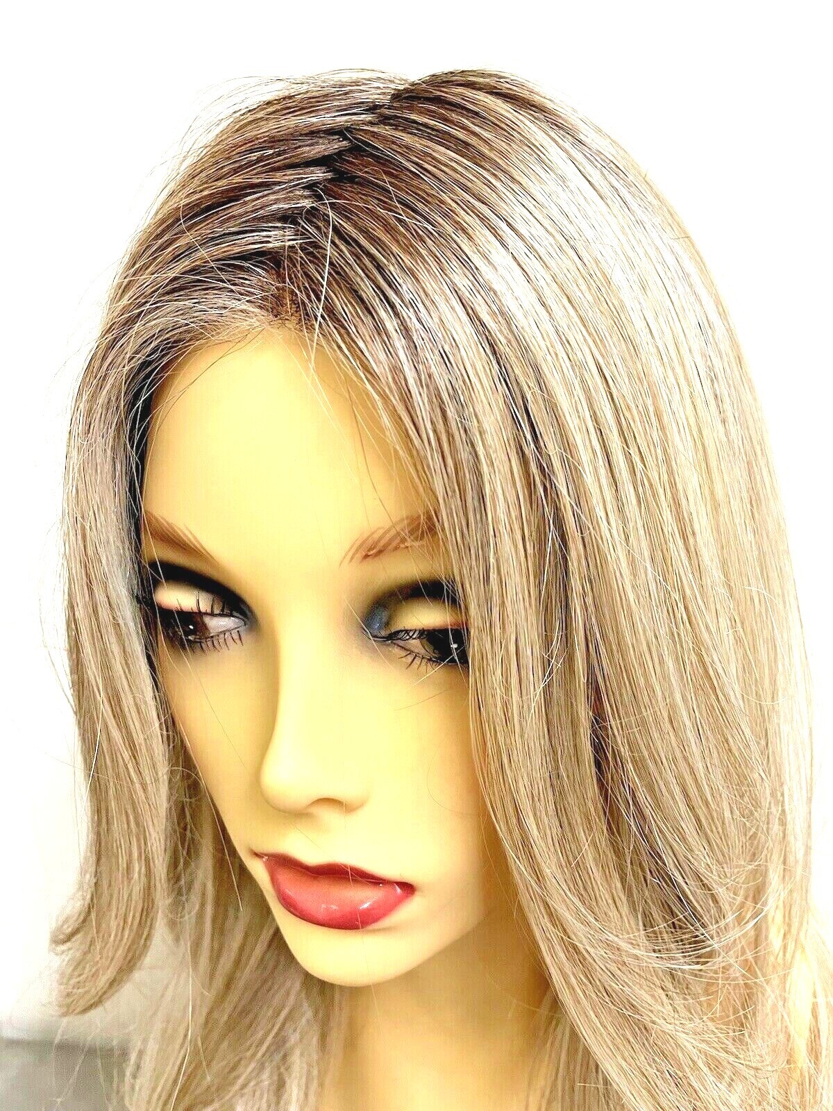 NICE MOVE Raquel Welch Wig RL19/23SShadedBiscuit HeatOK LaceFt MonoPart 5STARS