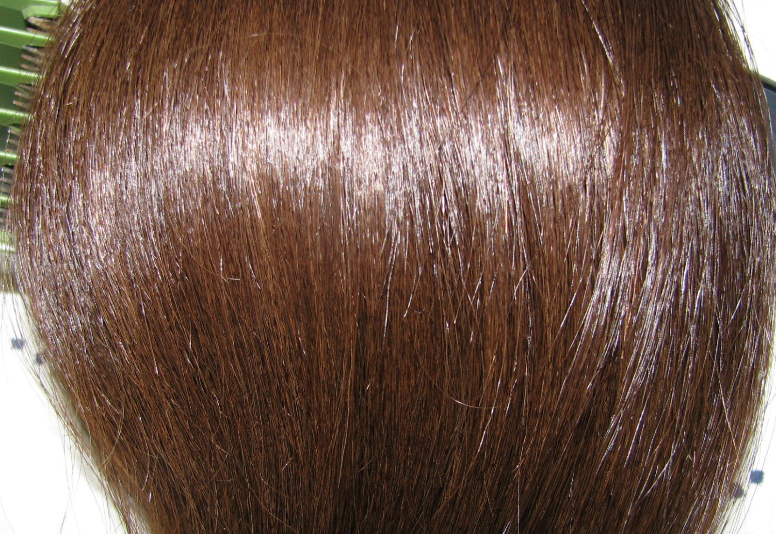 HUMAN HAIR HAIRCUT 12 INCH CHOCOLATE BROWN PONYTAIL COSPLAY-REBORN DOLLS T41