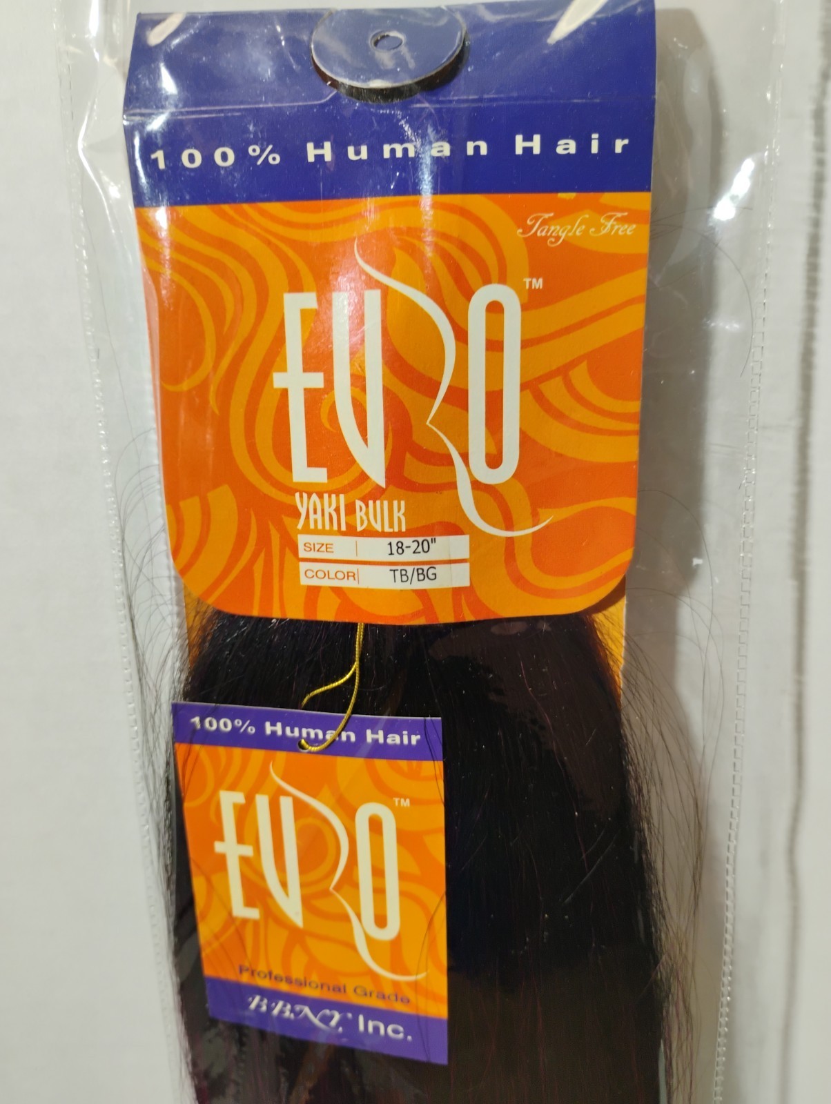 Euro 20″ 100% Real Human Hair Yaki Bulk Braid Extensions (4 Shades)