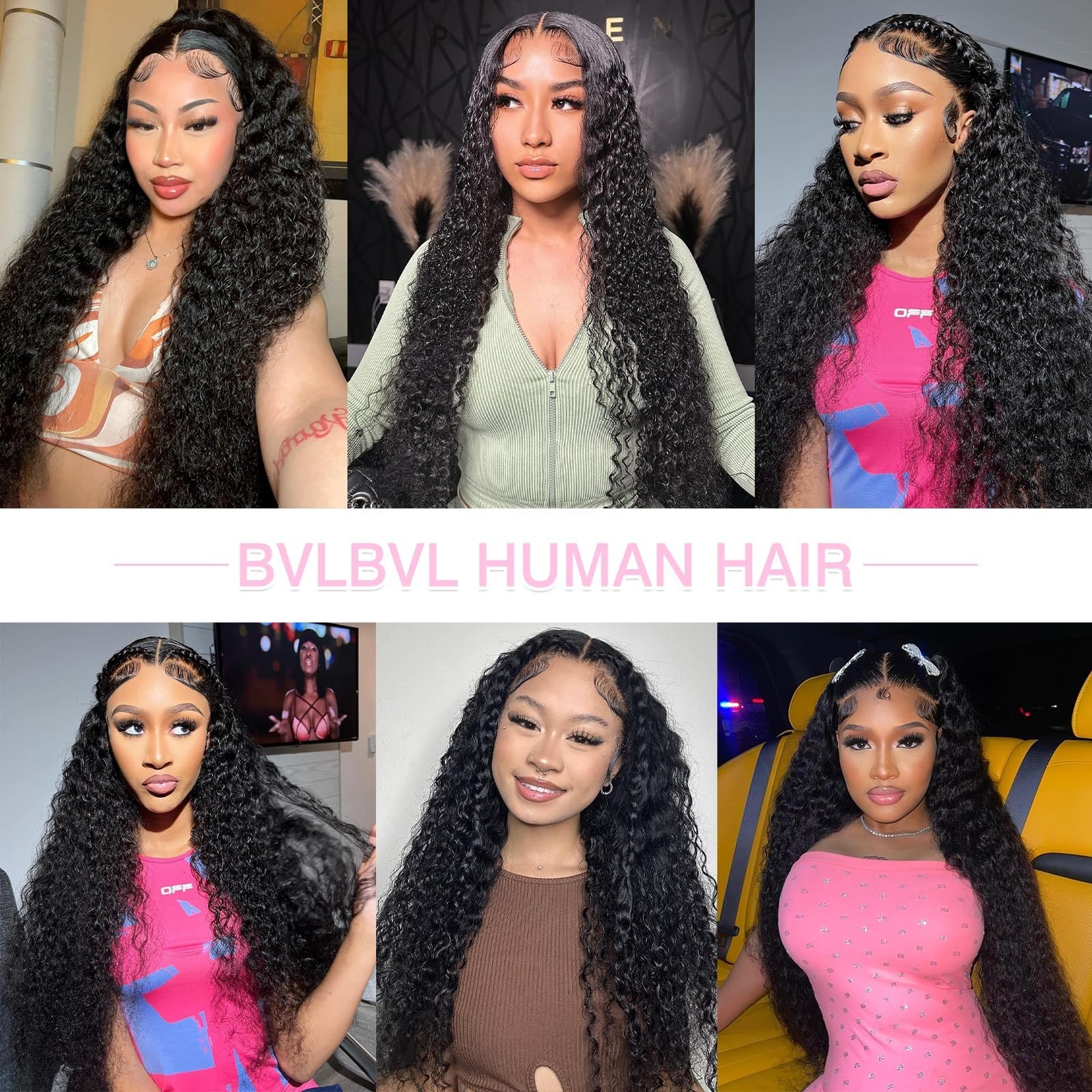 28 Inch Deep Wave Lace Front Wig, 180% Density Wet & Wavy Curly Human Hair, Pre-