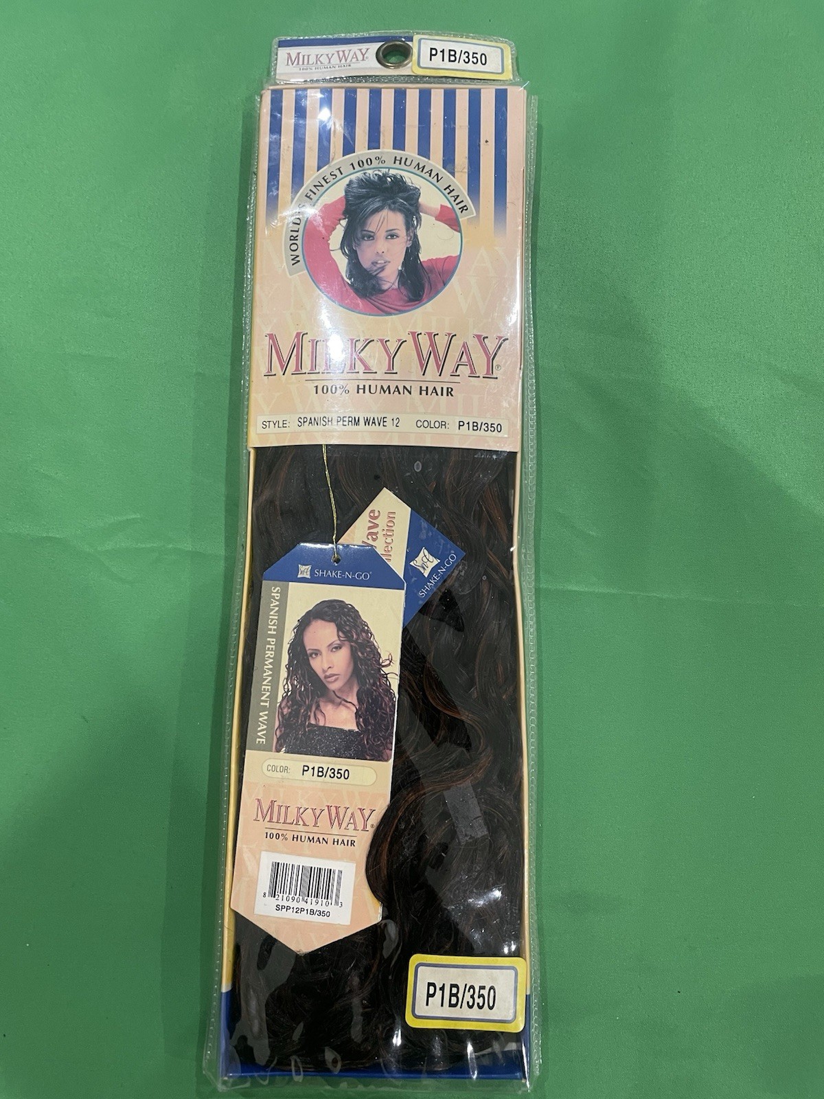 Milky Way 100% Human Hair Spanish Perm Wave Extensions 12″ Sew-In P1B/350