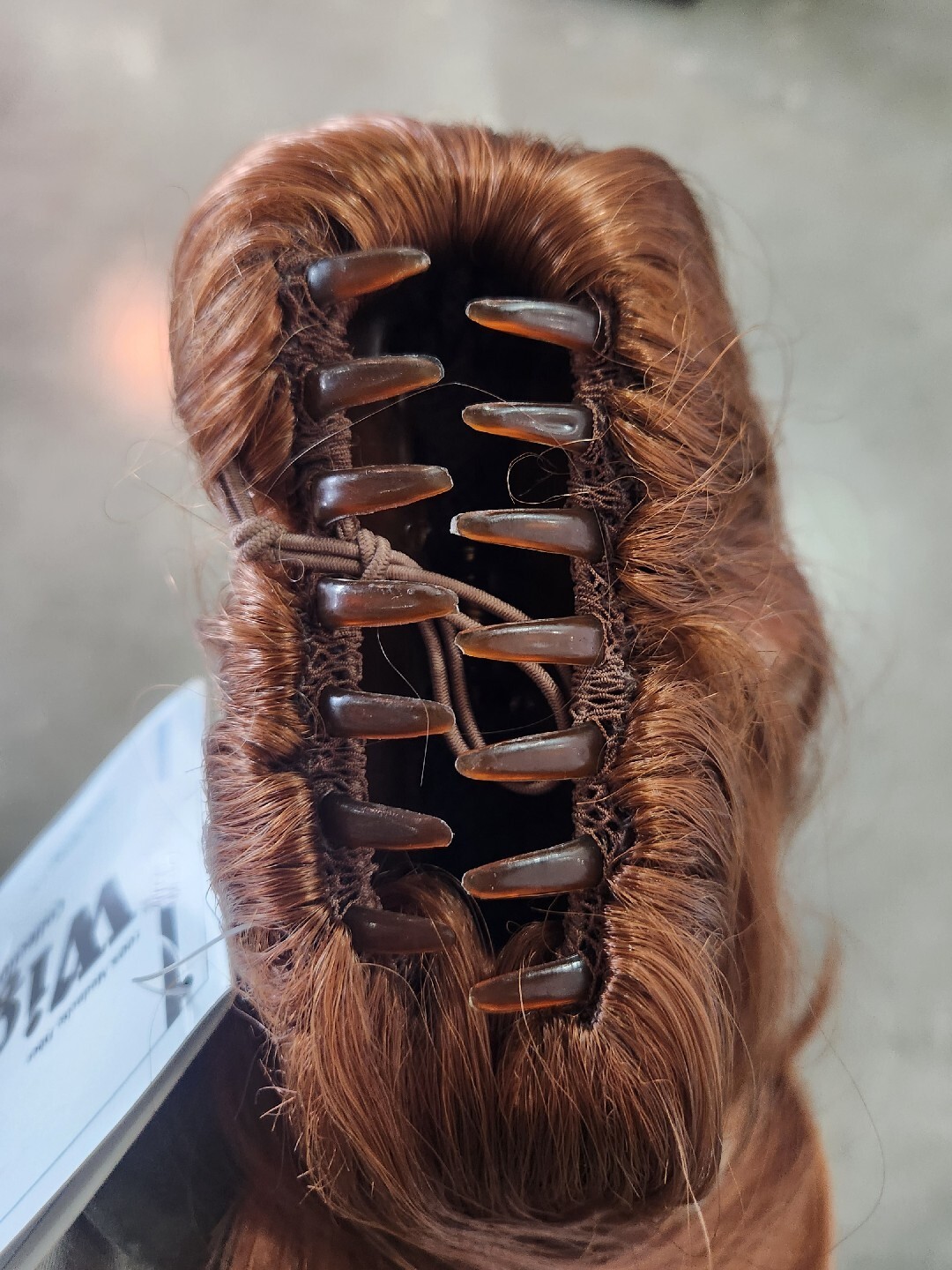 Lord & Cliff Claw Clip Ponytail Easy On Clip Layer #30 Light Brown Auburn