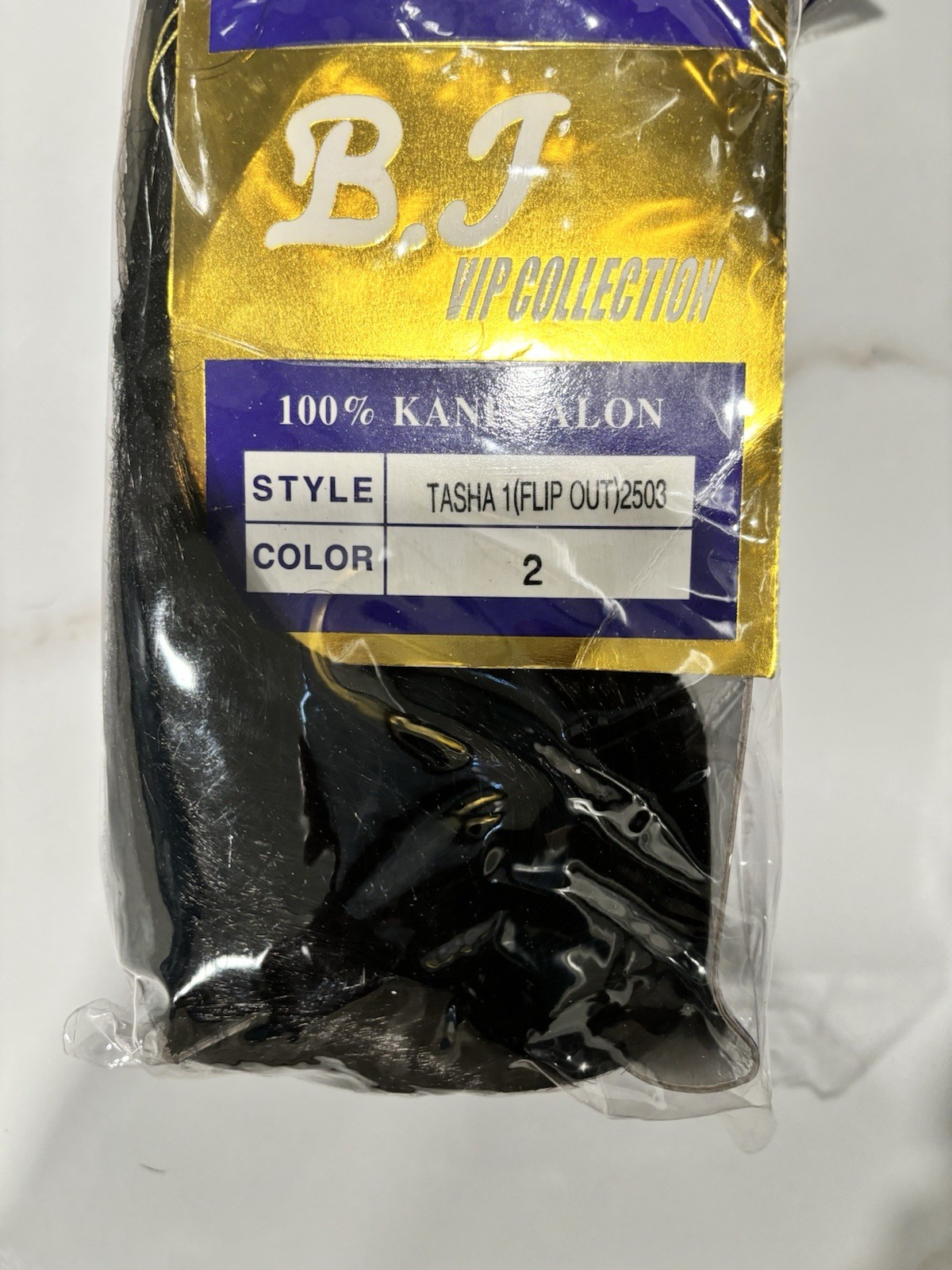 Eugene VIP Collection 100% Kanekalon Tasha 1 Flip Out Hair Extension Dark Brown