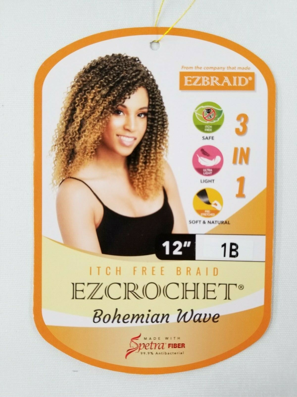 I&I Hair Innocence EZCROCHET Bohemian Wave Braiding Hair Spectra 12″