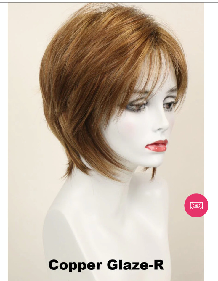 Godiva’s Secret Wigs “Trixie Wig” Copper Glaze Rooted