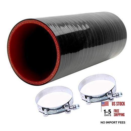 Hose 8”(203MM) Length 4-Ply 5MM thickness Long Straight Coupler Silicone Hose
