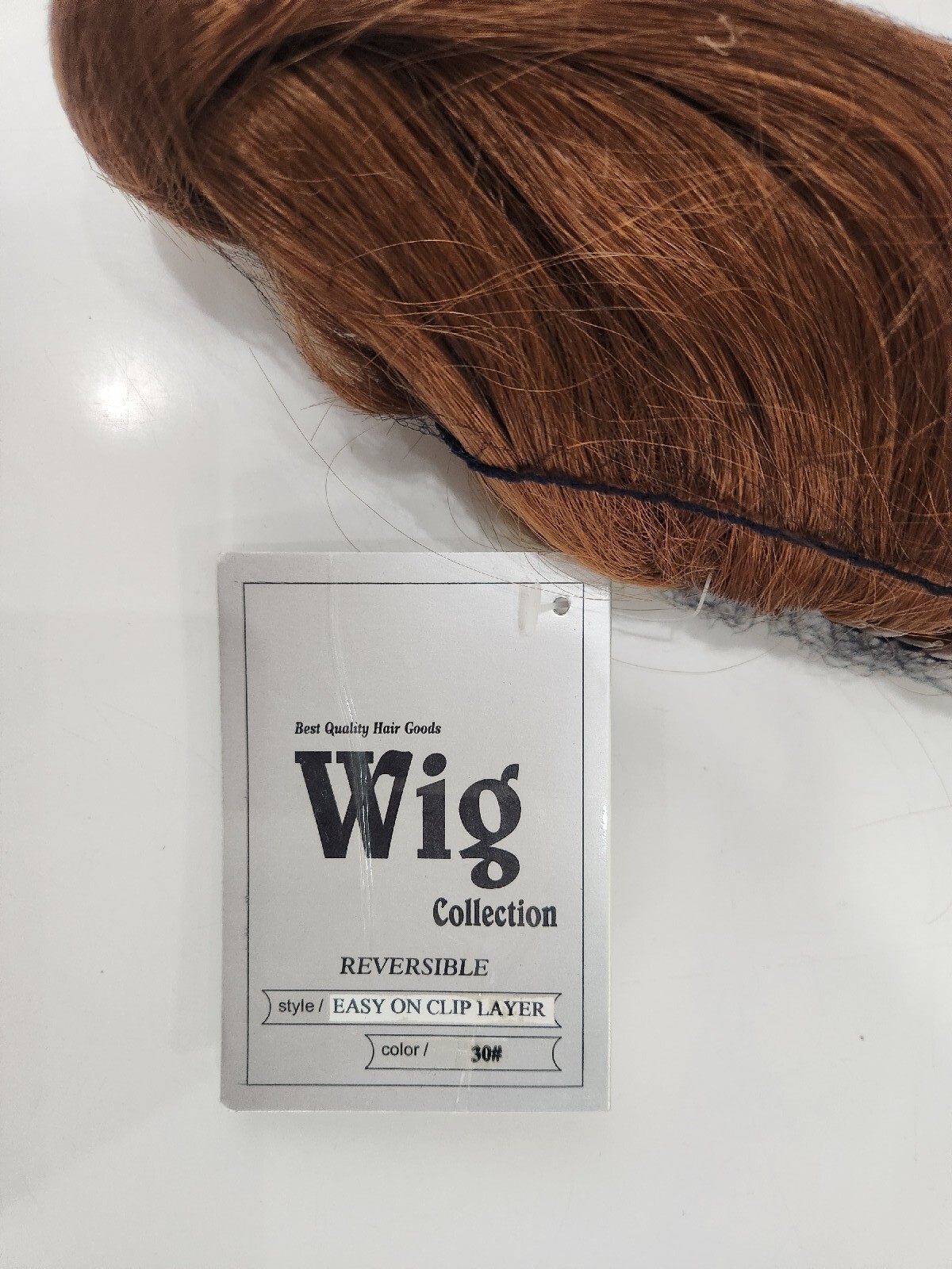 Lord & Cliff Claw Clip Ponytail Easy On Clip Layer #30 Light Brown Auburn