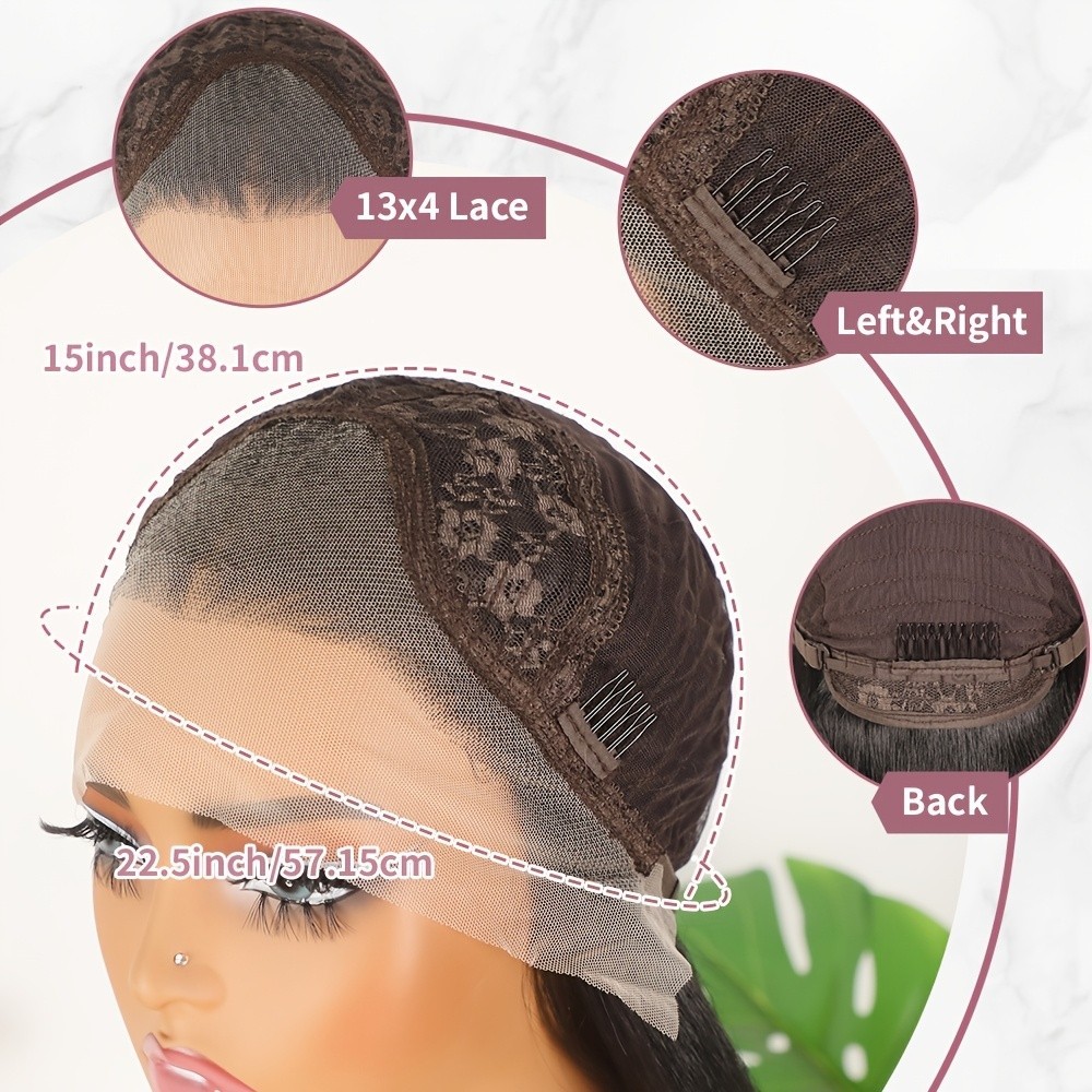 Long Loose Curly Wave Lace Front Wigs Pre Plucked Natural Black Color Glueless