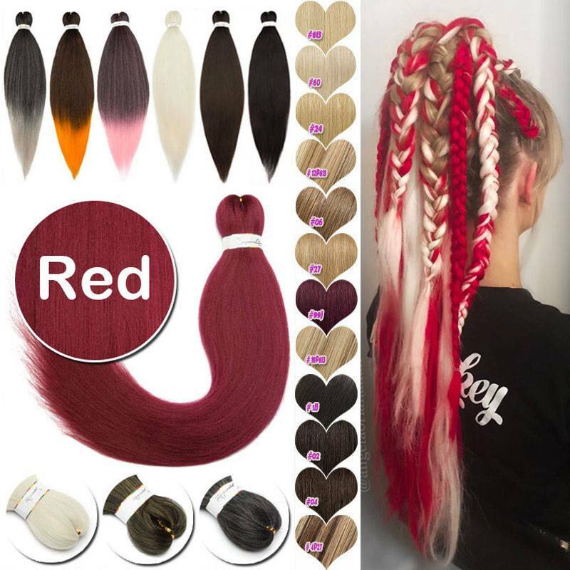 EZ Braid Hair Pre-Stretched Braiding Hair Extensions Long Smooth Natural Braids