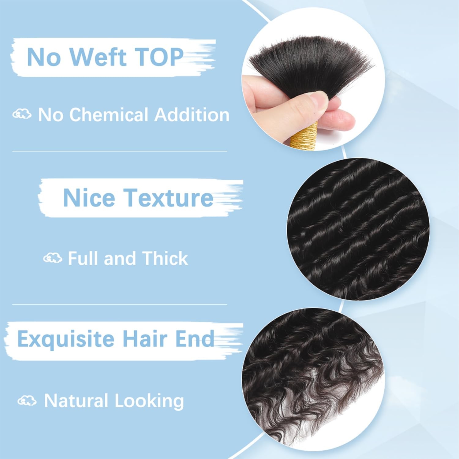 Boho Hair for Braiding 150g 6 Bundles/Pack 20 Inch Human Braiding Hair for Bo…