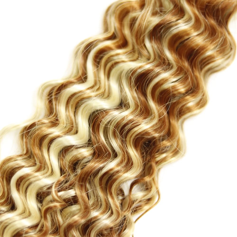 14 16 18 Inch P30/613 Highlight Blonde Bundles Human Hair 3 Bundles Brazilian…
