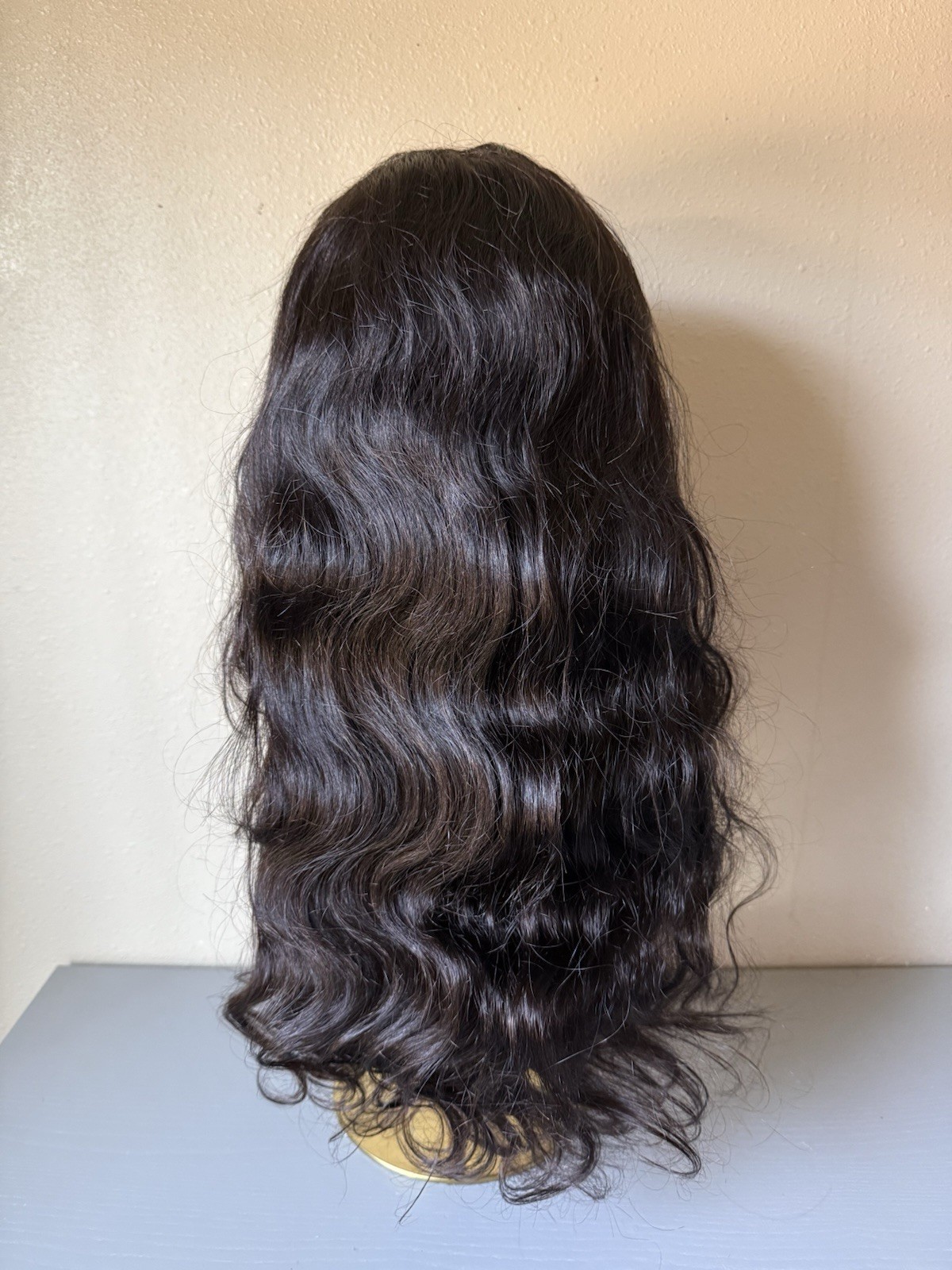 100% Virgin Human Hair 250 high density Body wave Lace Frontal Wig 24 inch