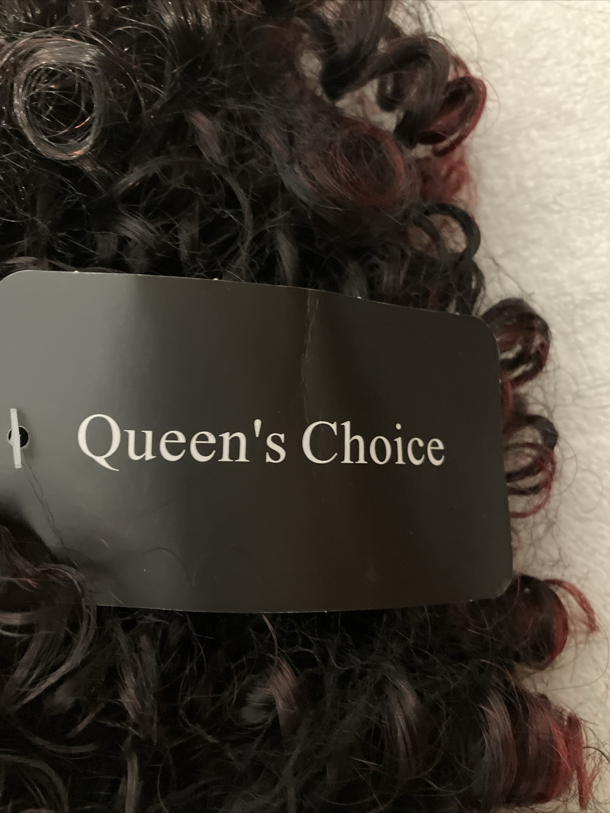 Women’s Wig, Synthetic, Black with Pink Highlights