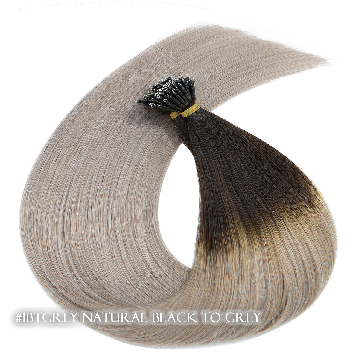 CLEARANCE Nano Ring 100% Human Remy Hair Extensions Micro Loop Beads Ombre 100pc