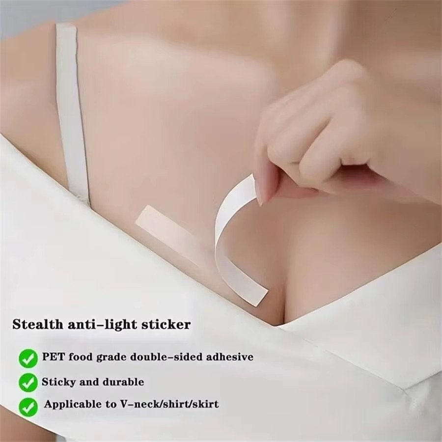 36 Pcs Womens Fashion Clear Double Sided Tape for Clothing and Body Transparent