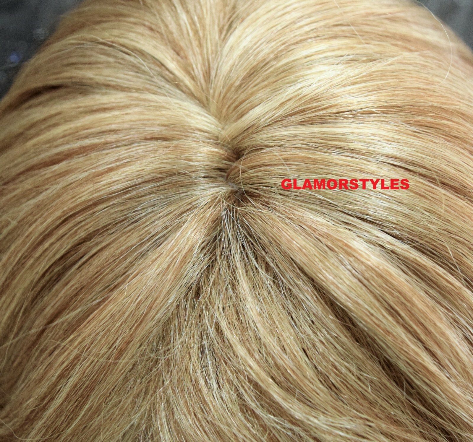 FULL WIG LONG LAYERED WAVY SIDE PART MEDIUM BLONDE MIX HEAT OK #T27.613 NWT
