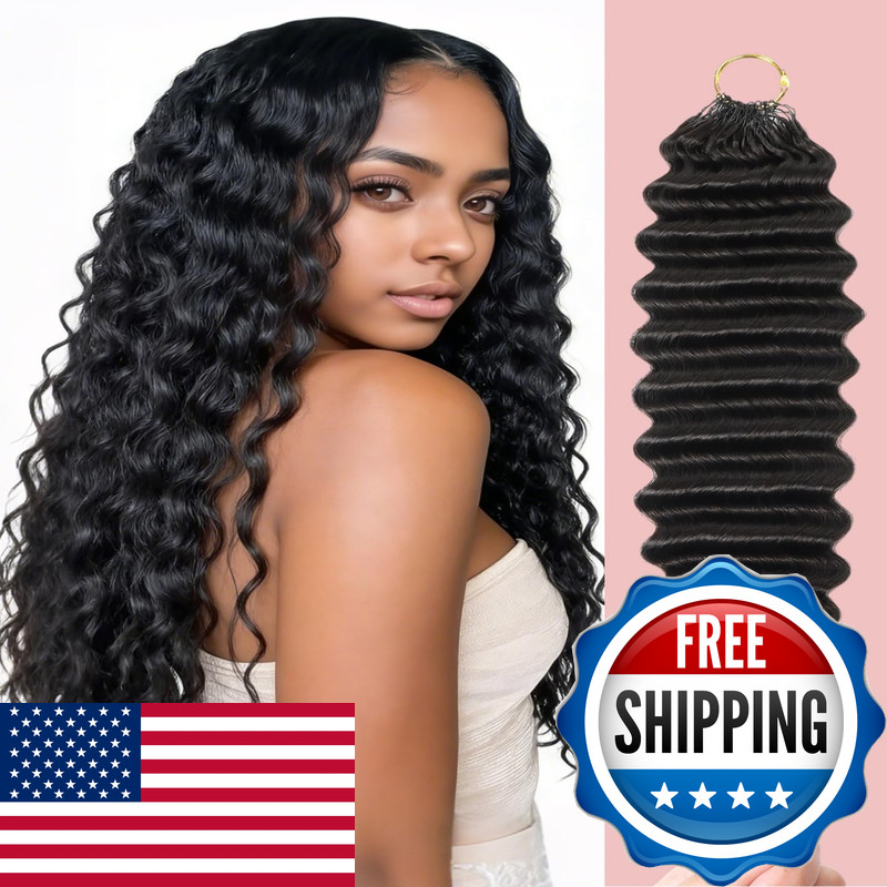 Vdz Human Crochet Hair For Black Women 18 Inch Feather Human Hair Crochet