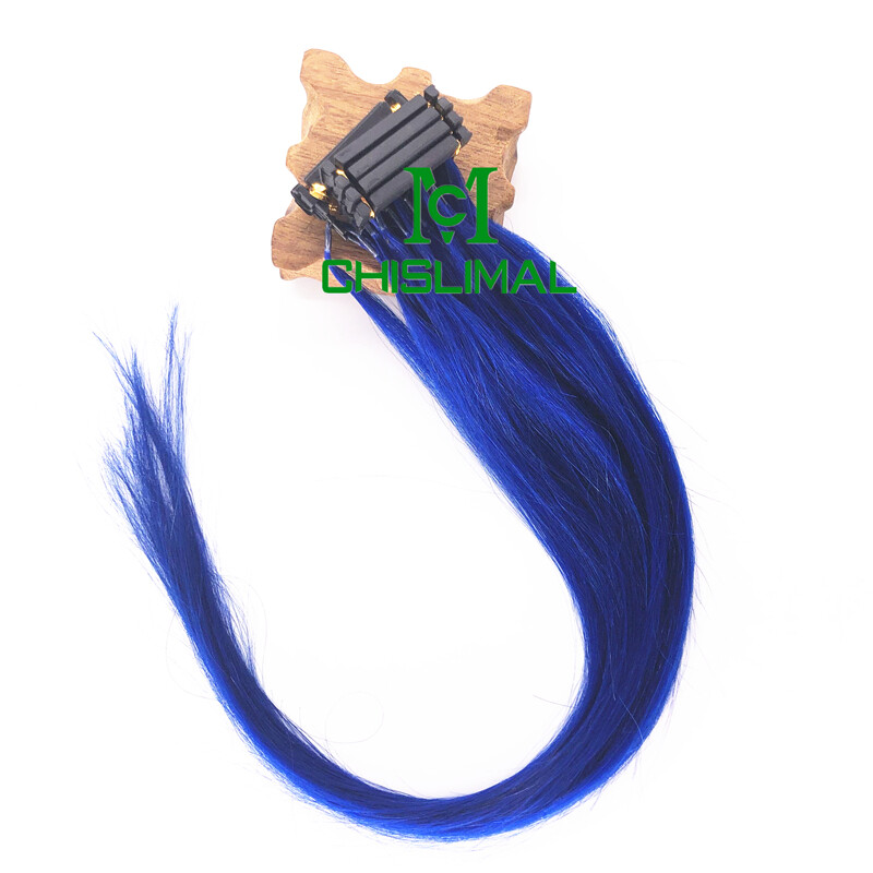 17 colors 10-30Inch 6D Pre-bonded Remy Human Hair Extensions 20gram 40 Strands