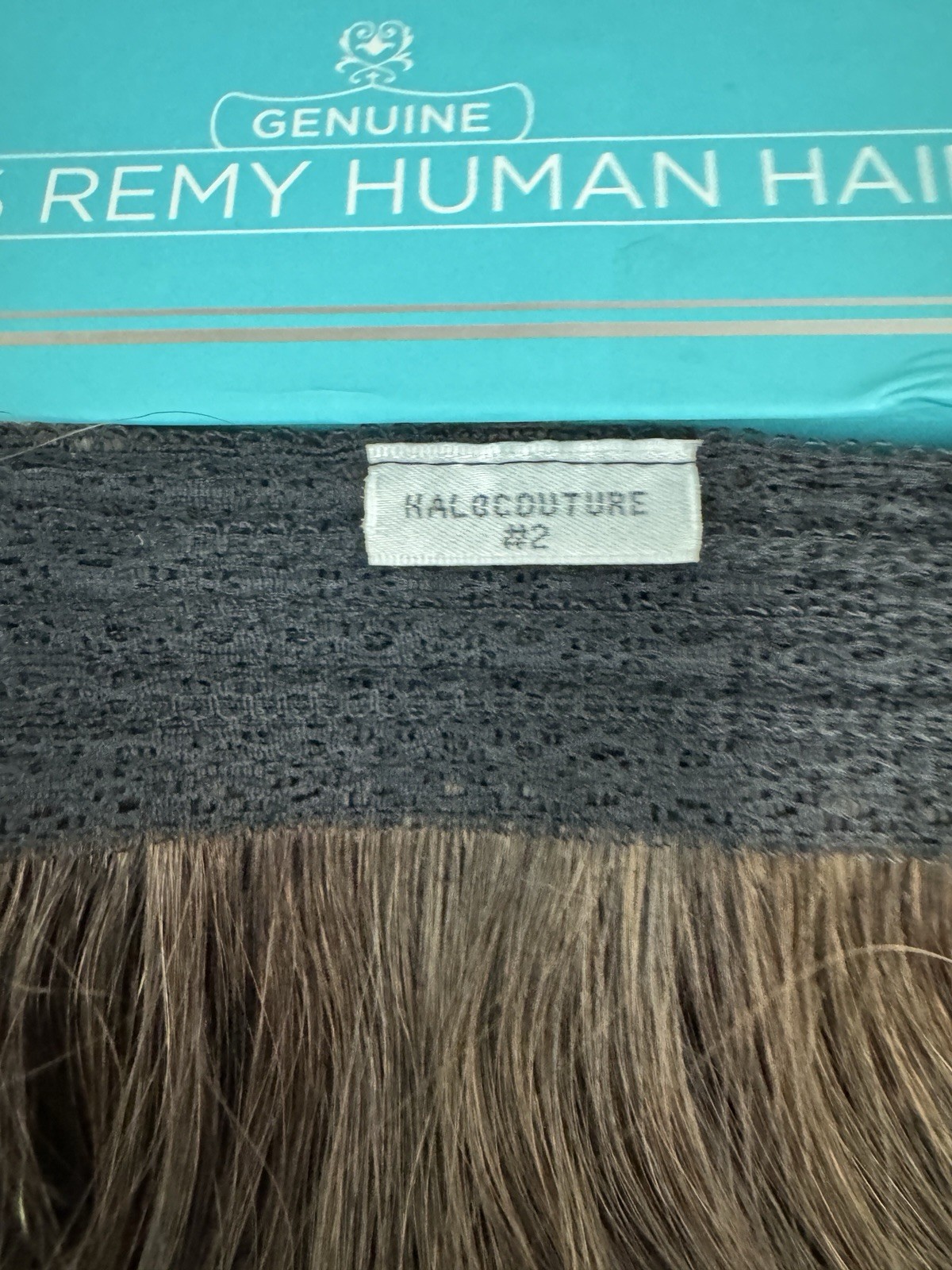 HALO Couture Original 100% Remy Human Hair Extensions 16″ Color #2 Dark Brown