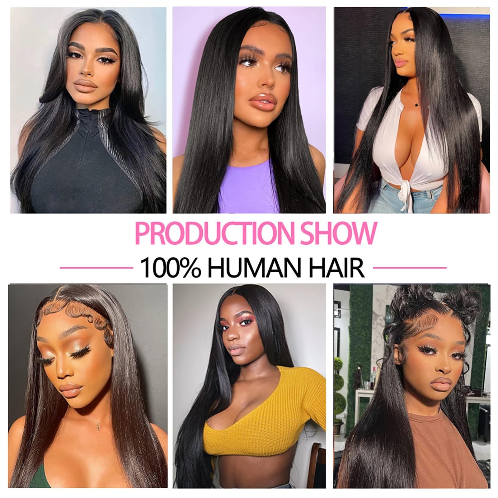 10A Brazilian Virgin Human Hair Bundles with Closure – 20, 22, 24 & 18 Inch HD L
