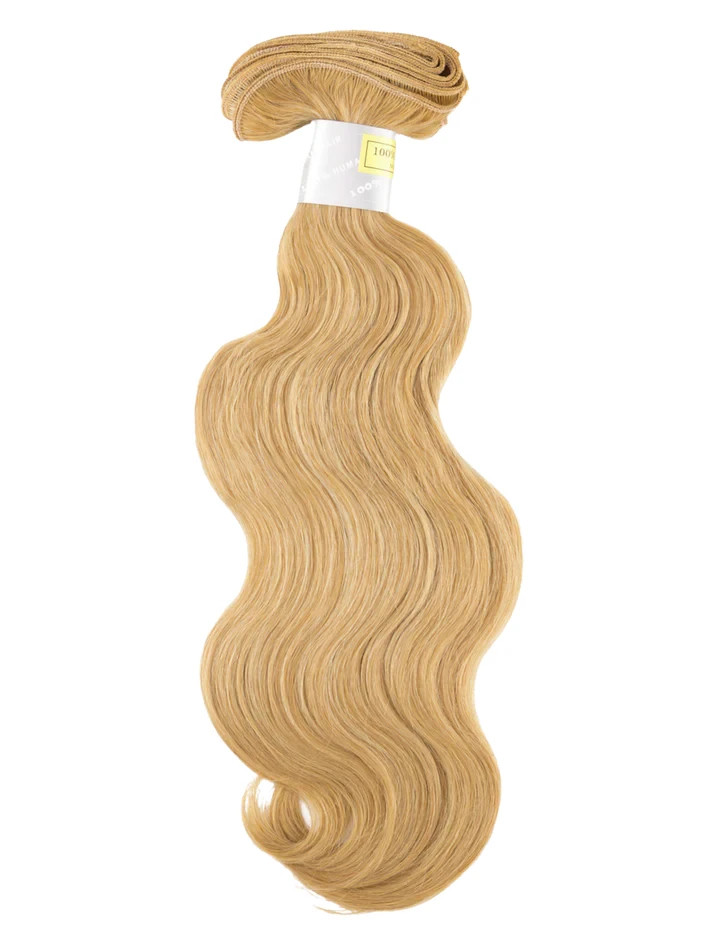 Bohyme European Body Wave Machine-Tied Weft Remy Human Hair 18″ Color D14/22